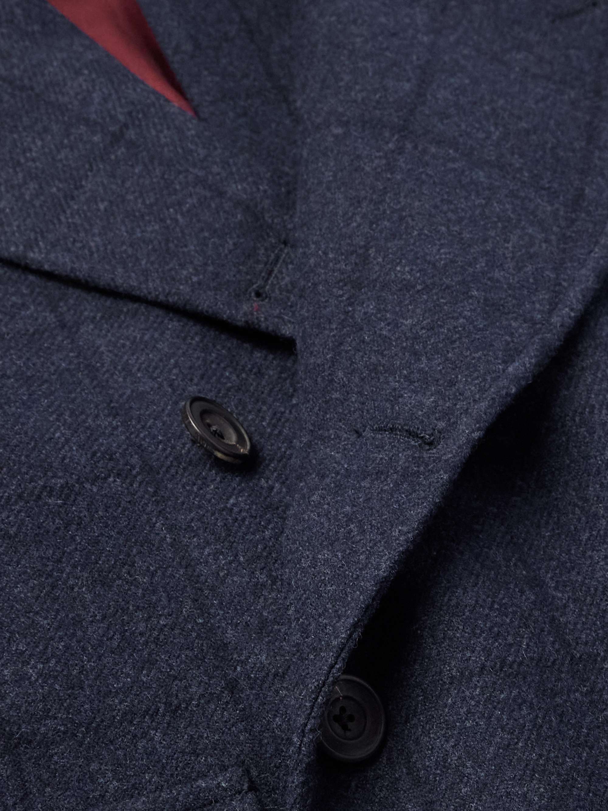 Ulster Double-Breasted Checked Wool Coat view