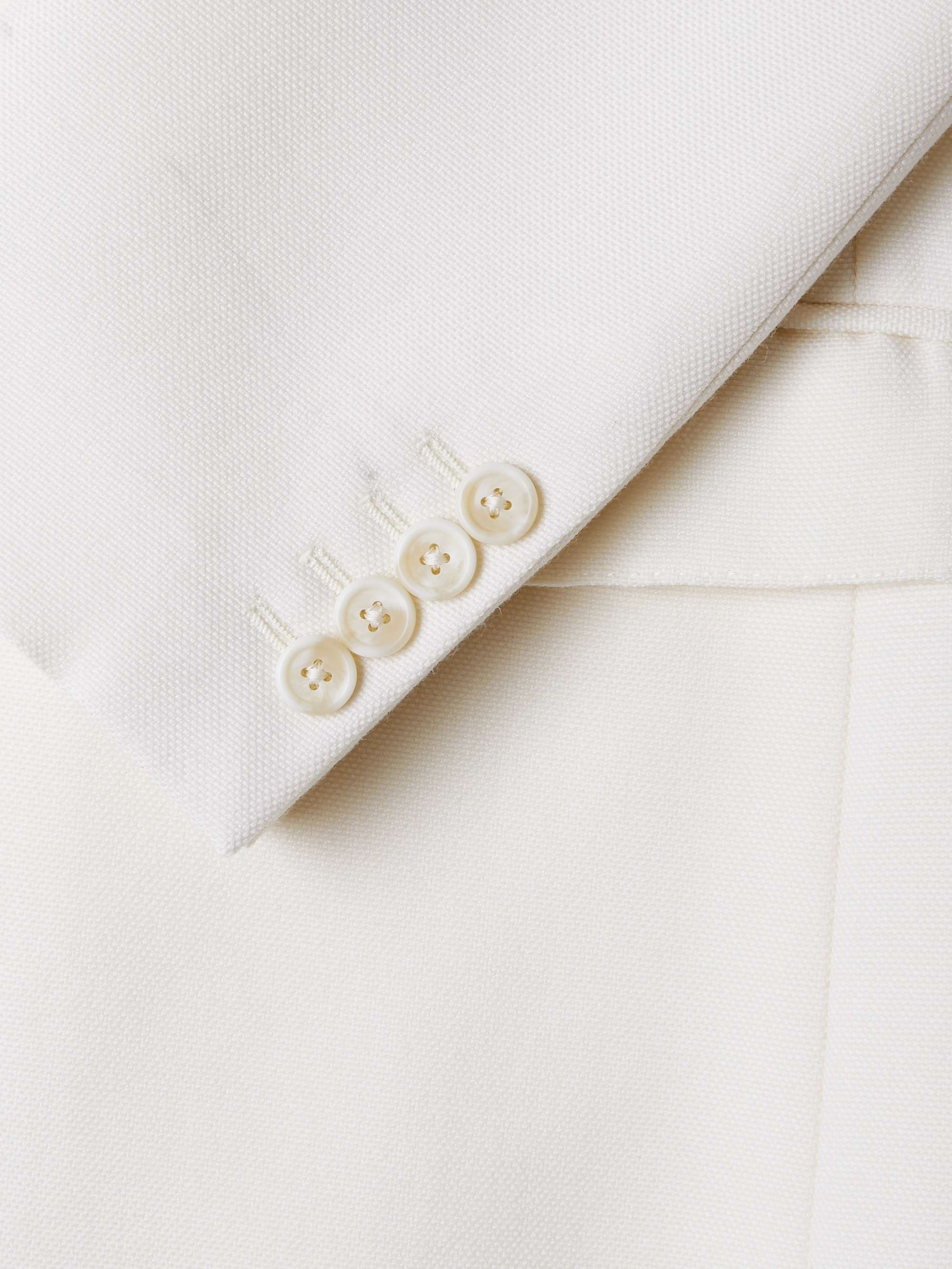 Shawl-Collar Wool and Mohair-Blend Suit Jacket view