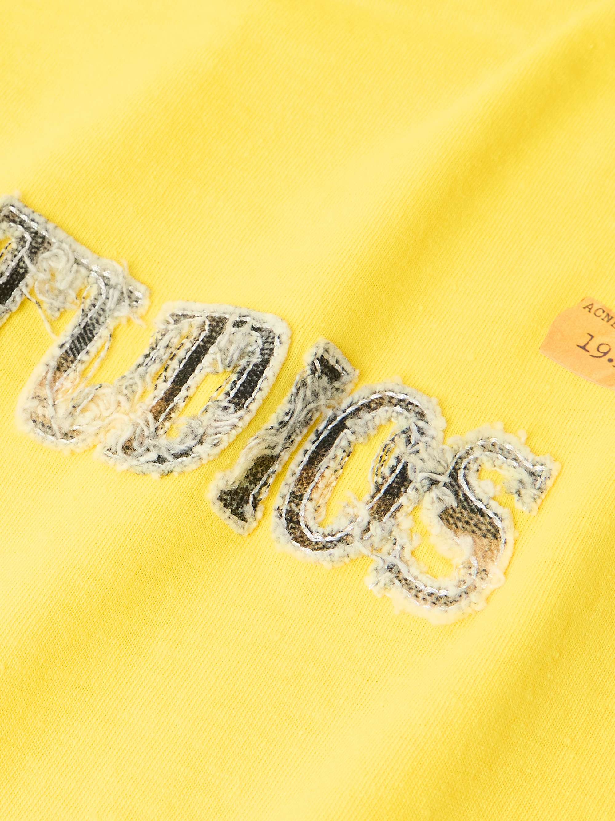 Oversized Logo-Appliquéd Cotton and Hemp-Blend Jersey T-Shirt view