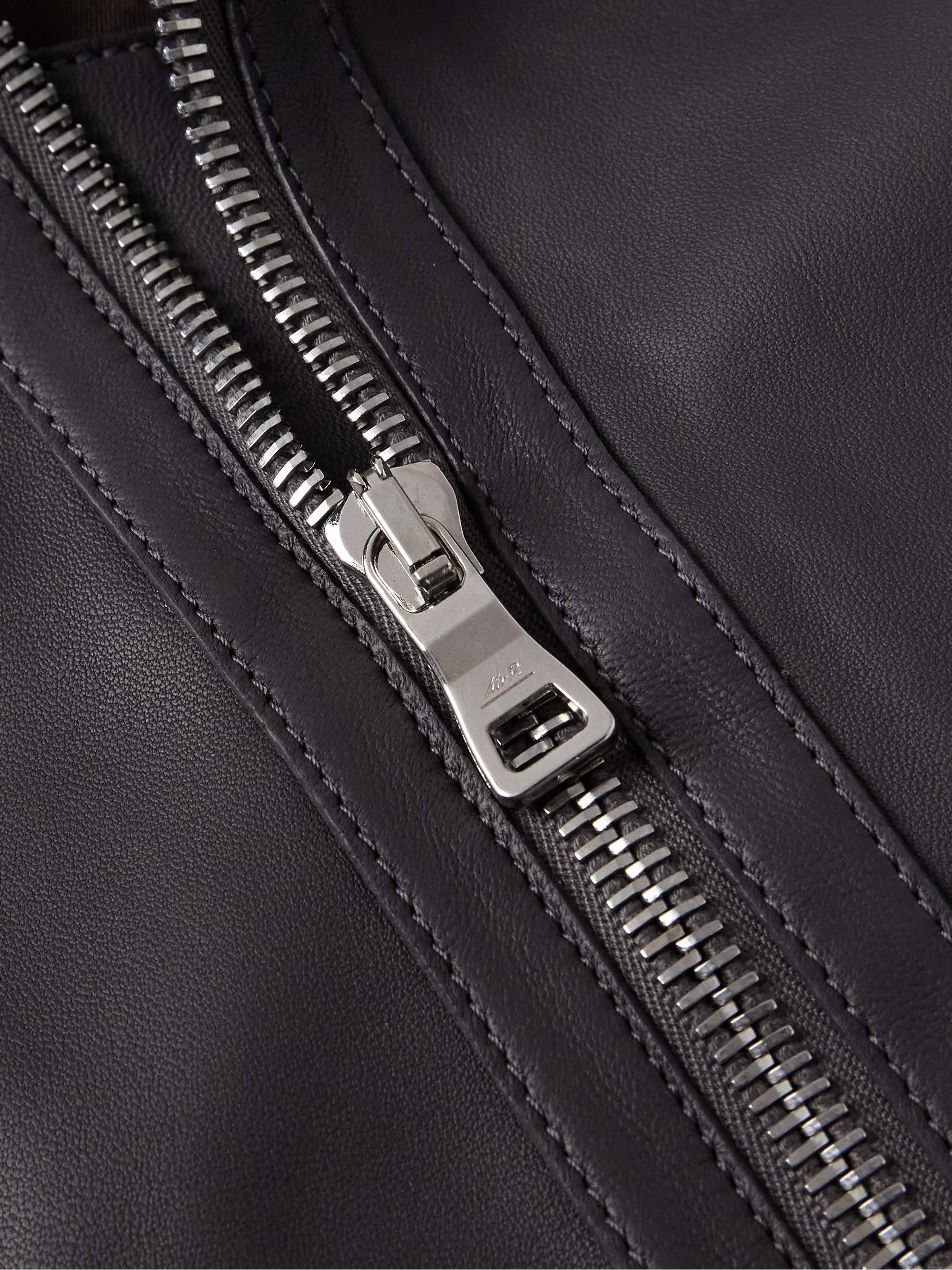 Leather Blouson Jacket view