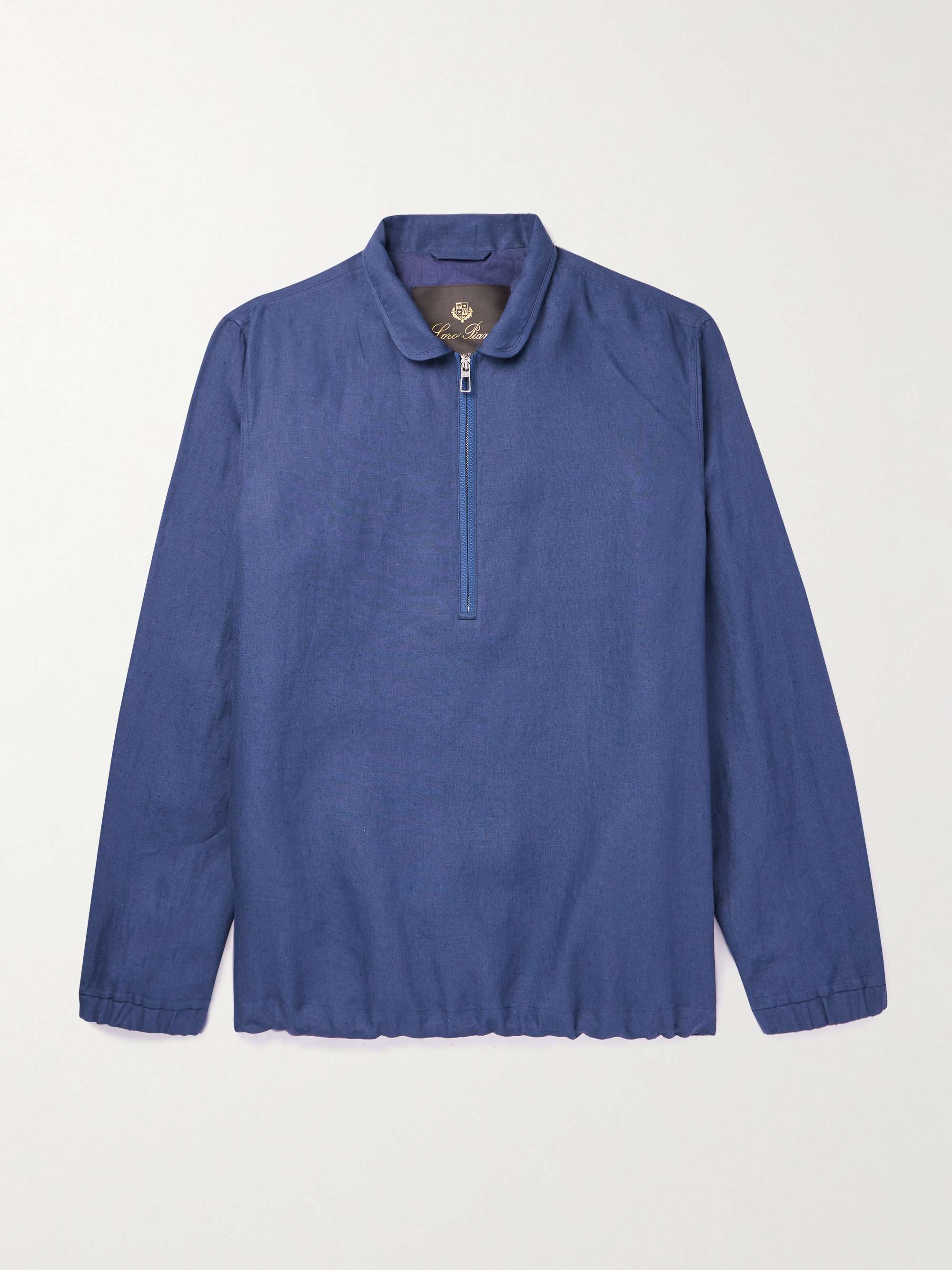 Linen Half-Zip Jacket hero visual