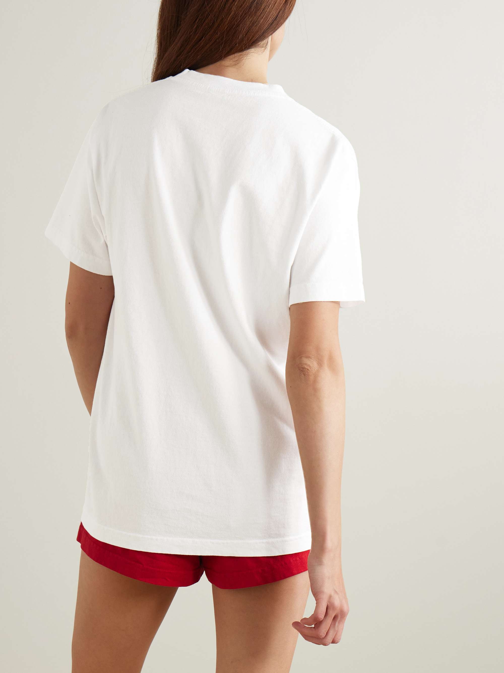California printed cotton-jersey T-shirt view