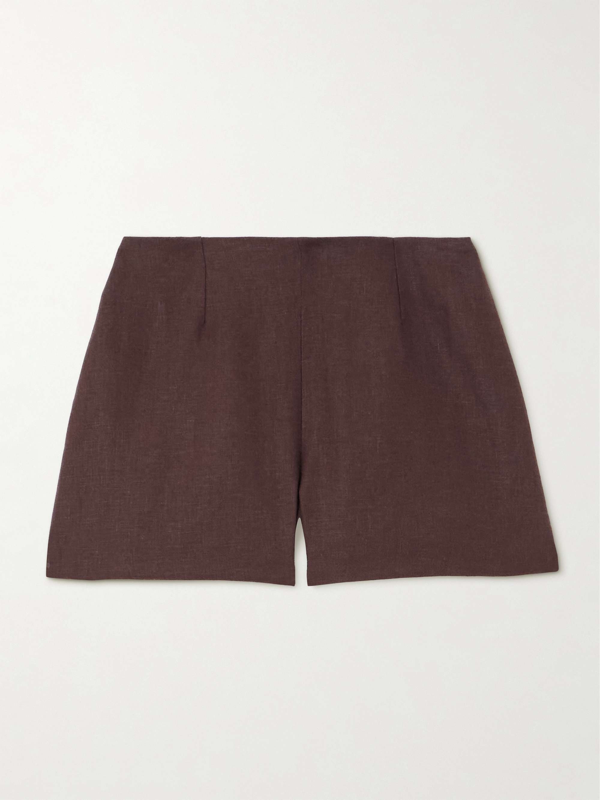 Lila linen shorts hero visual