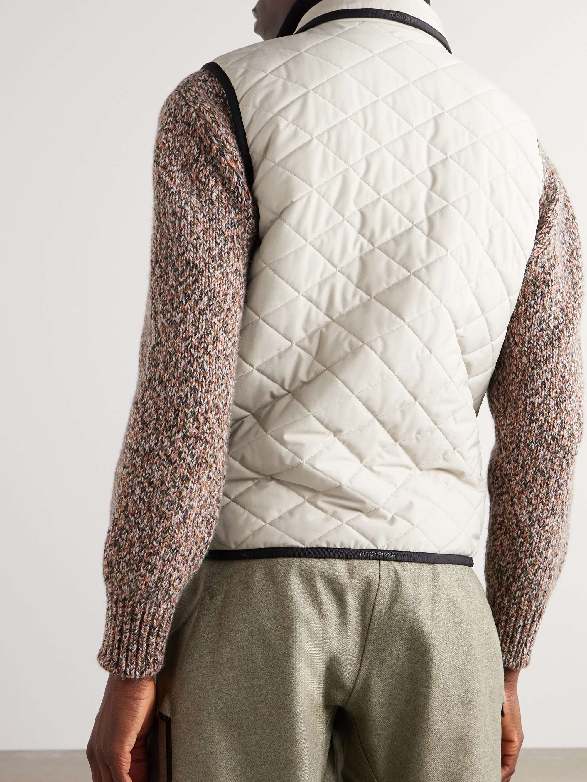Rocky quilted padded shell vest view