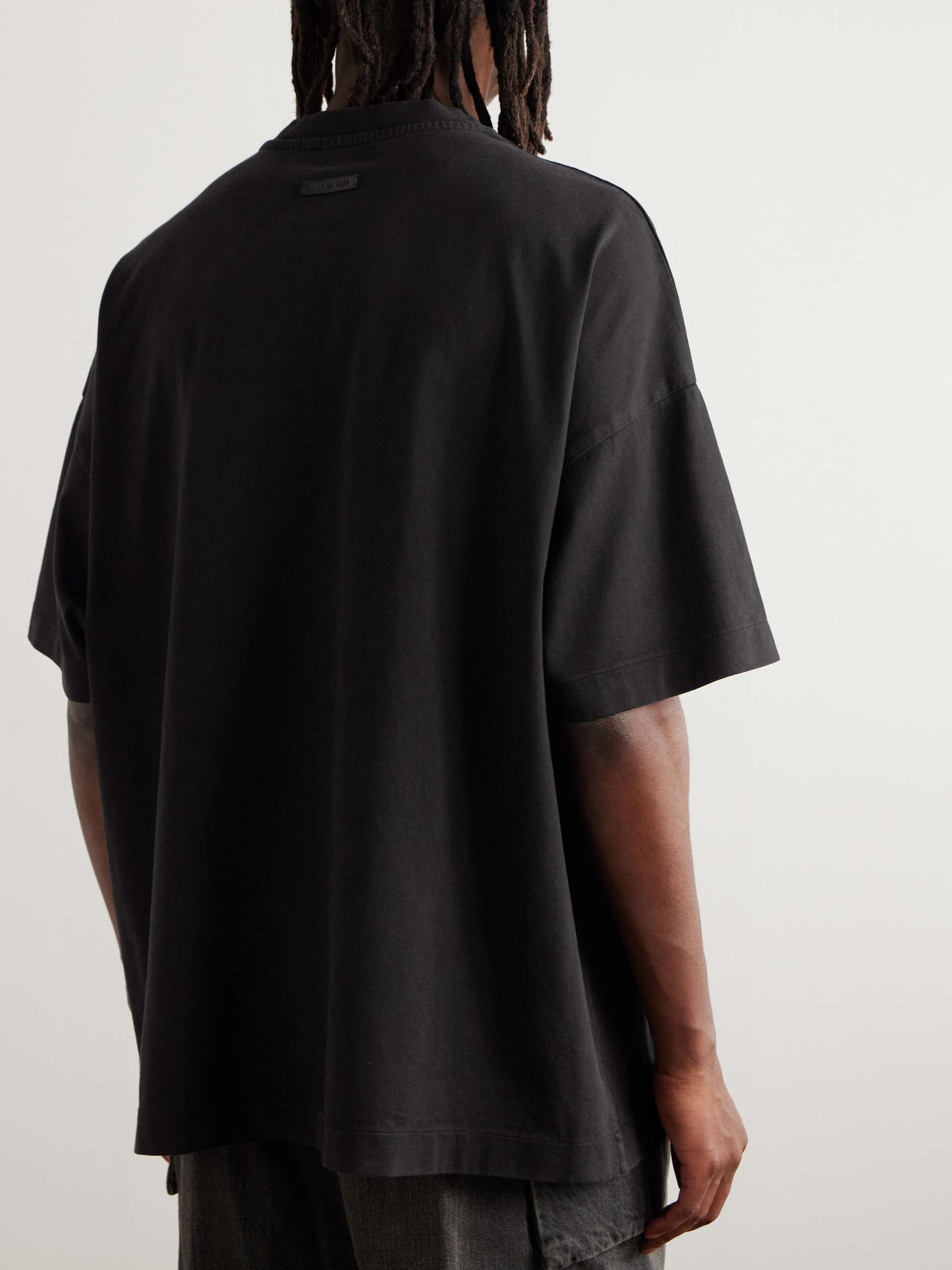 Thunderbird Oversized Printed Cotton-Jersey T-Shirt view
