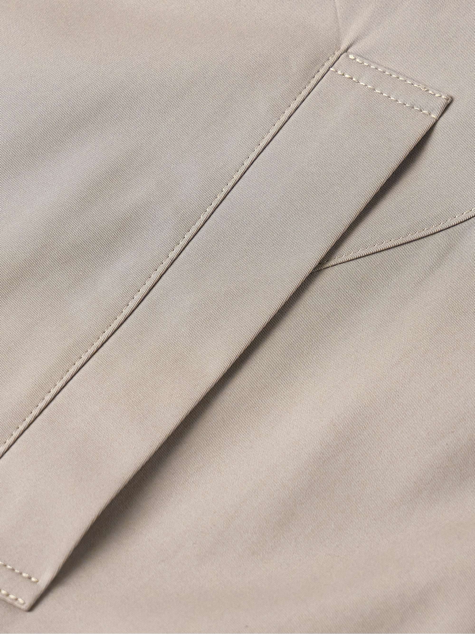 Dean Double-Breasted Cotton-Gabardine Peacoat view