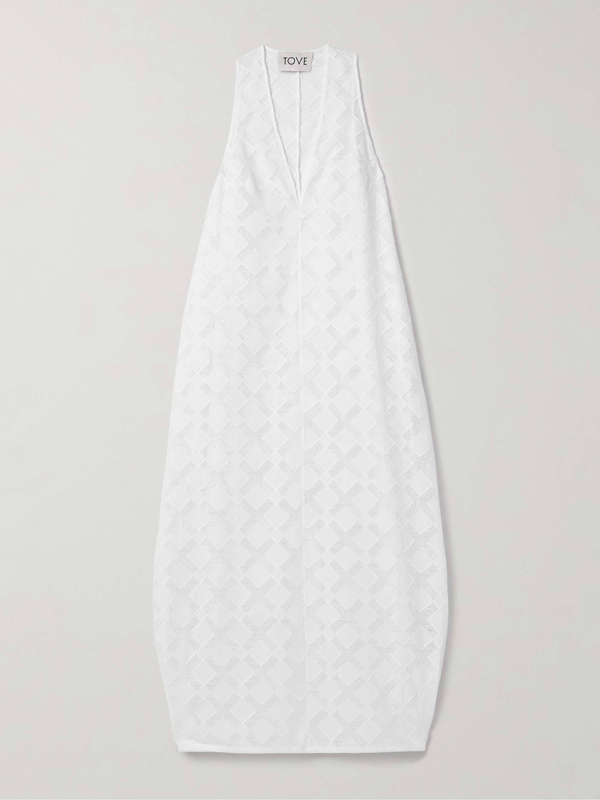 Agel paneled gauze and voile maxi dress hero visual