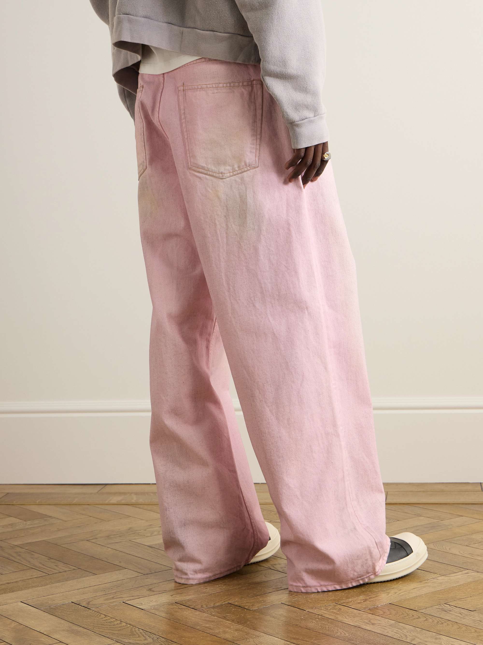 1981M Wide-Leg Distressed Jeans view