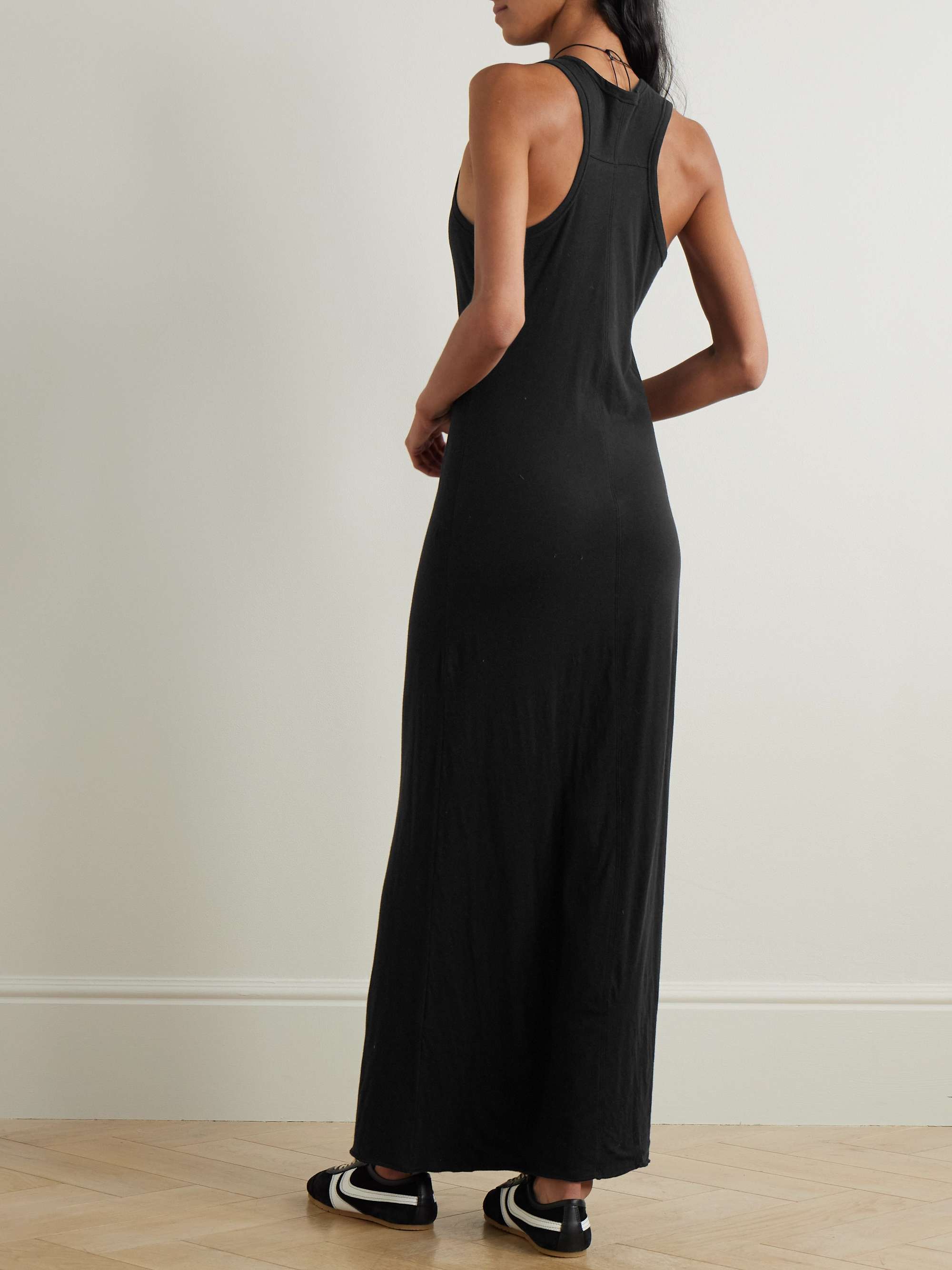 Elodie organic Pima cotton-jersey maxi dress view