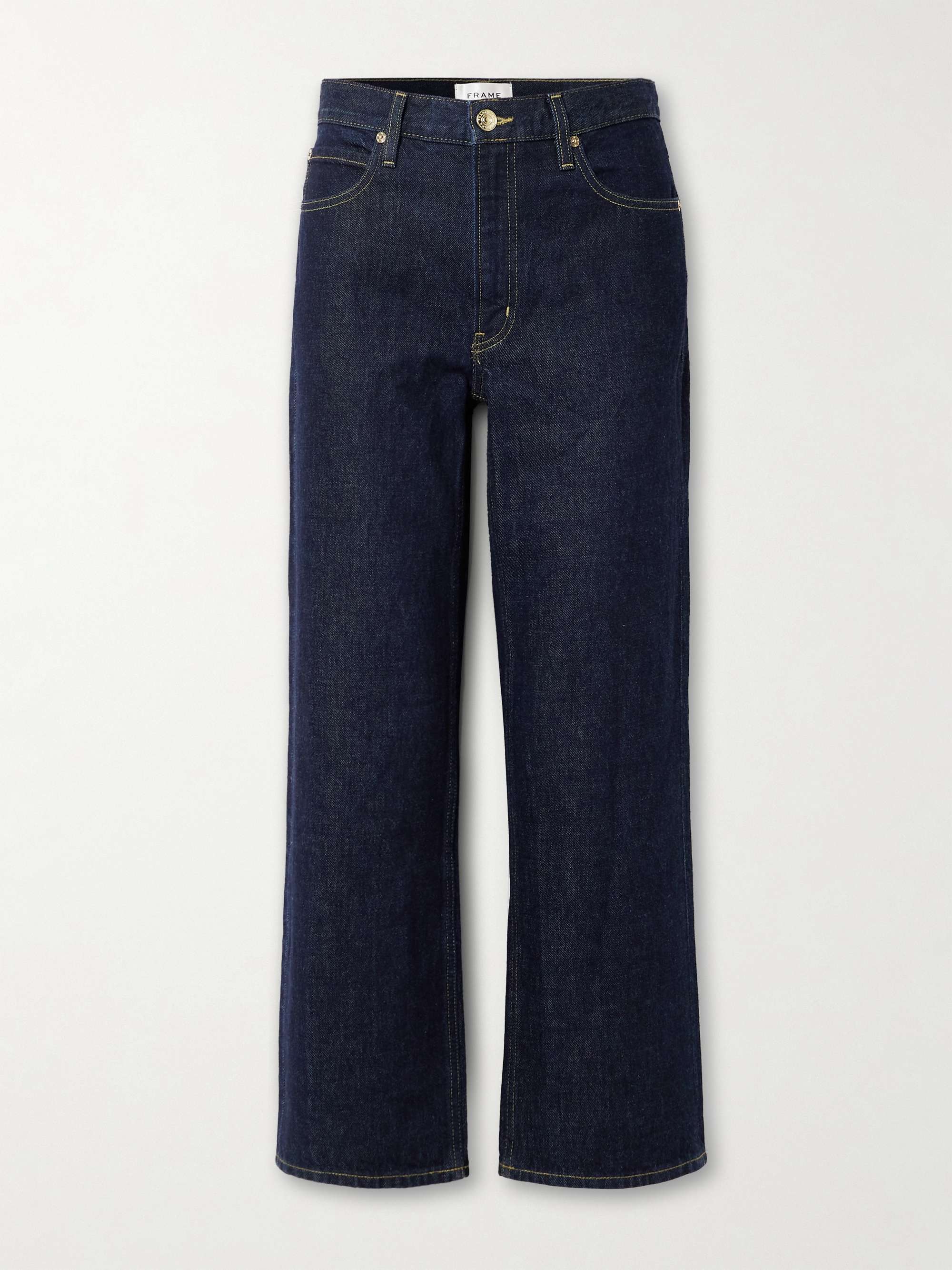 The Hang cropped high-rise straight-leg jeans hero visual