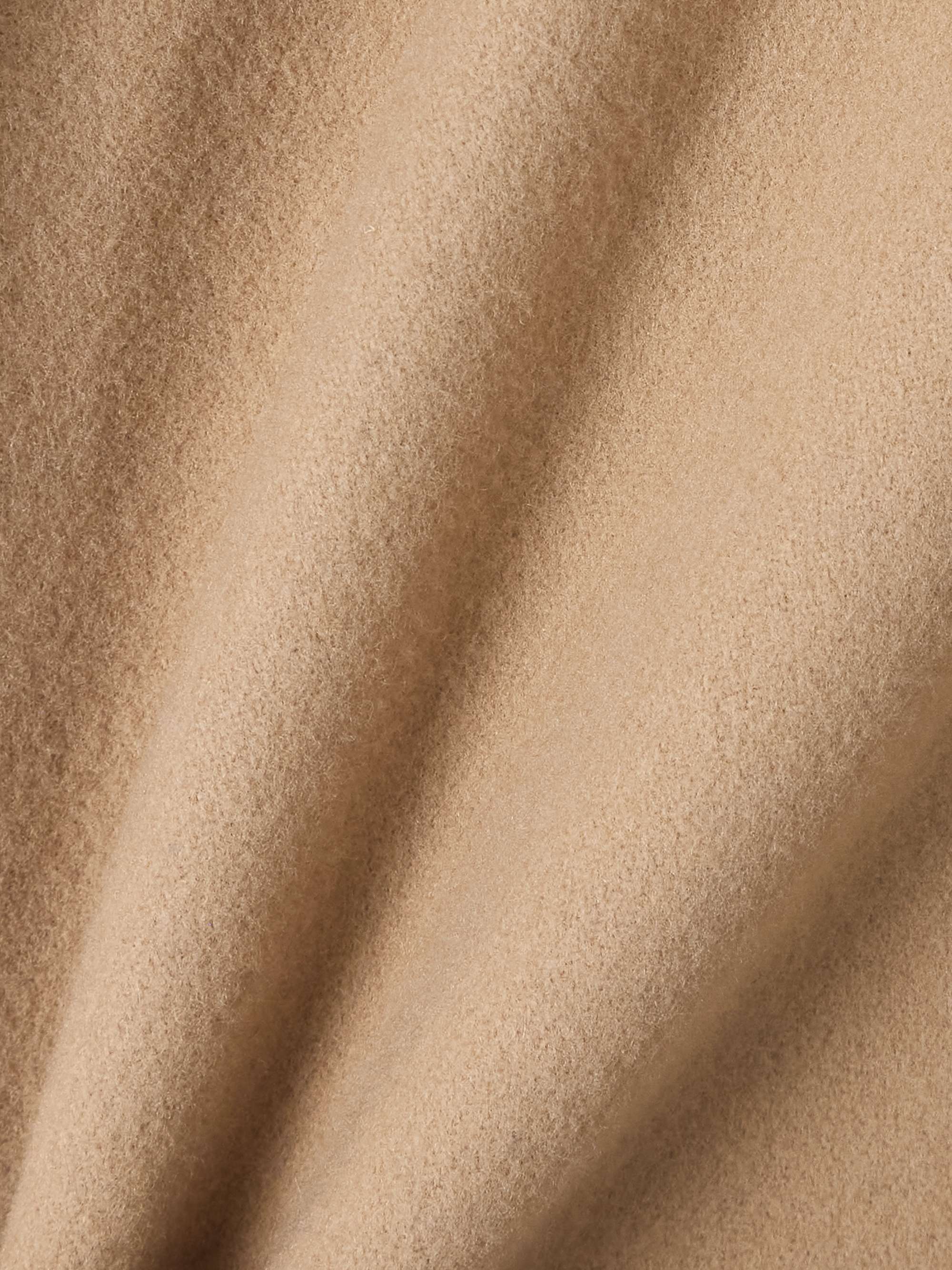 Belted wool and cashmere-blend hooded coat view