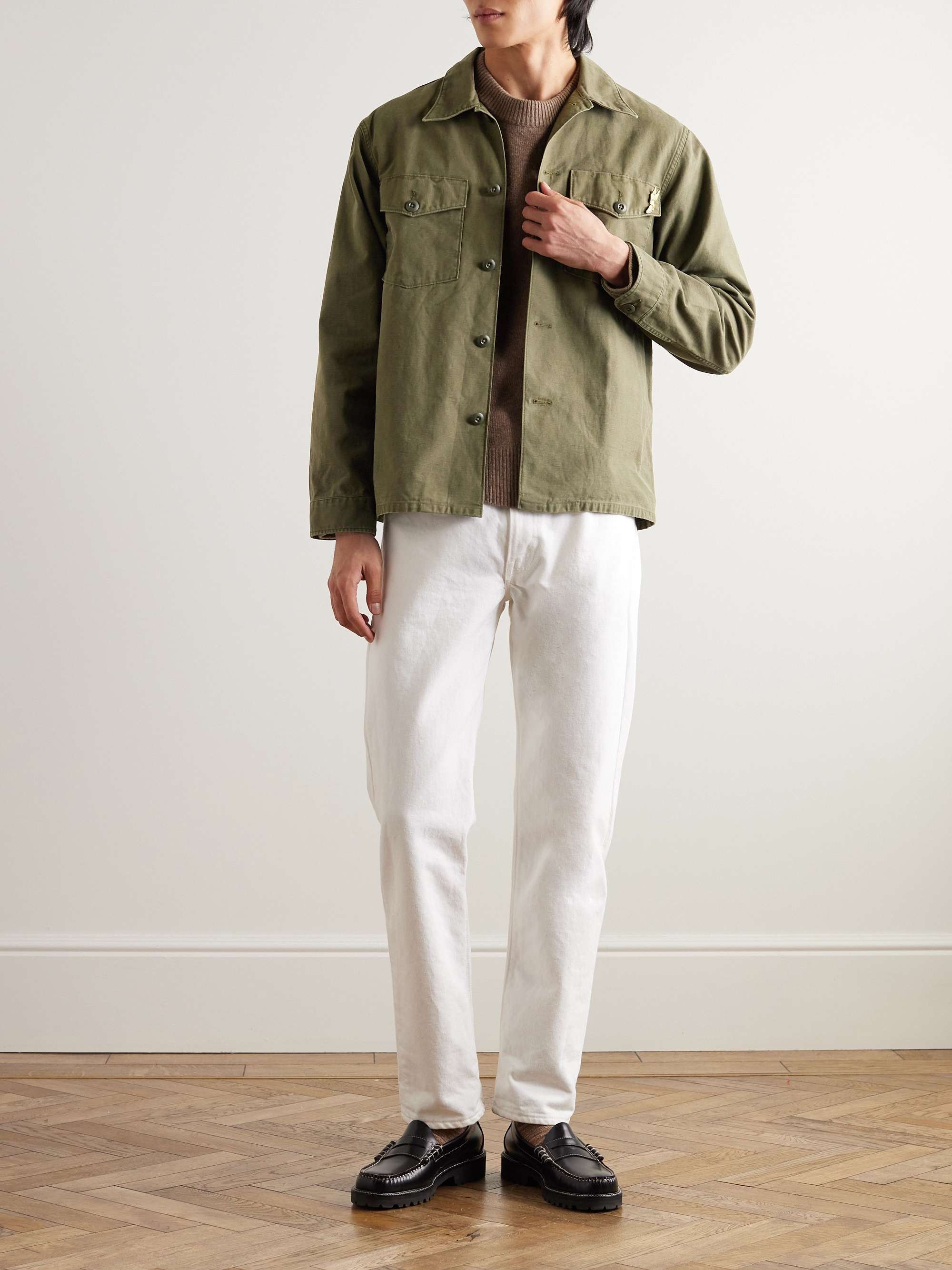 Regiment Pin-Embellished Cotton Overshirt view