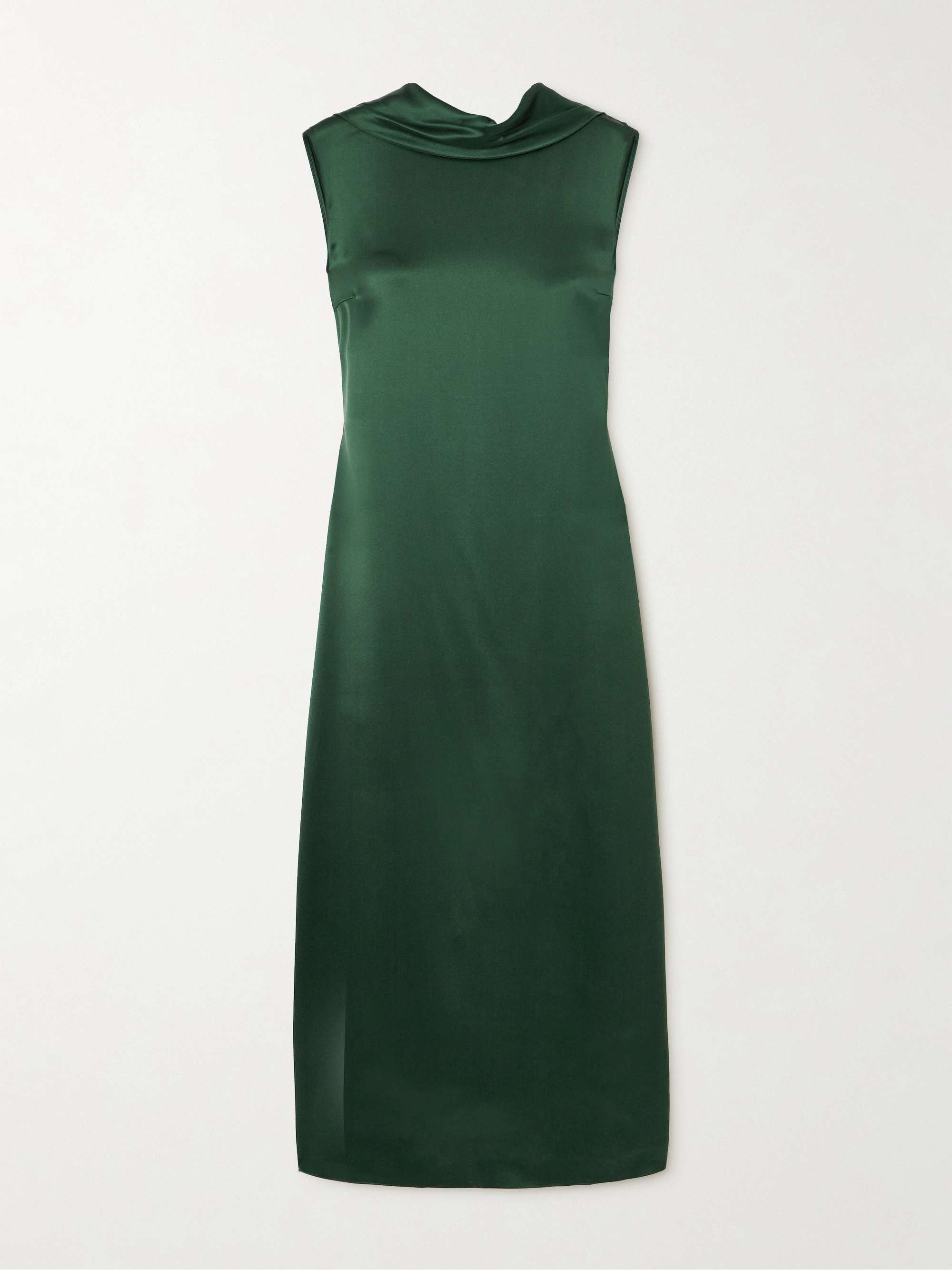 Sethie open-back silk-satin midi dress hero visual