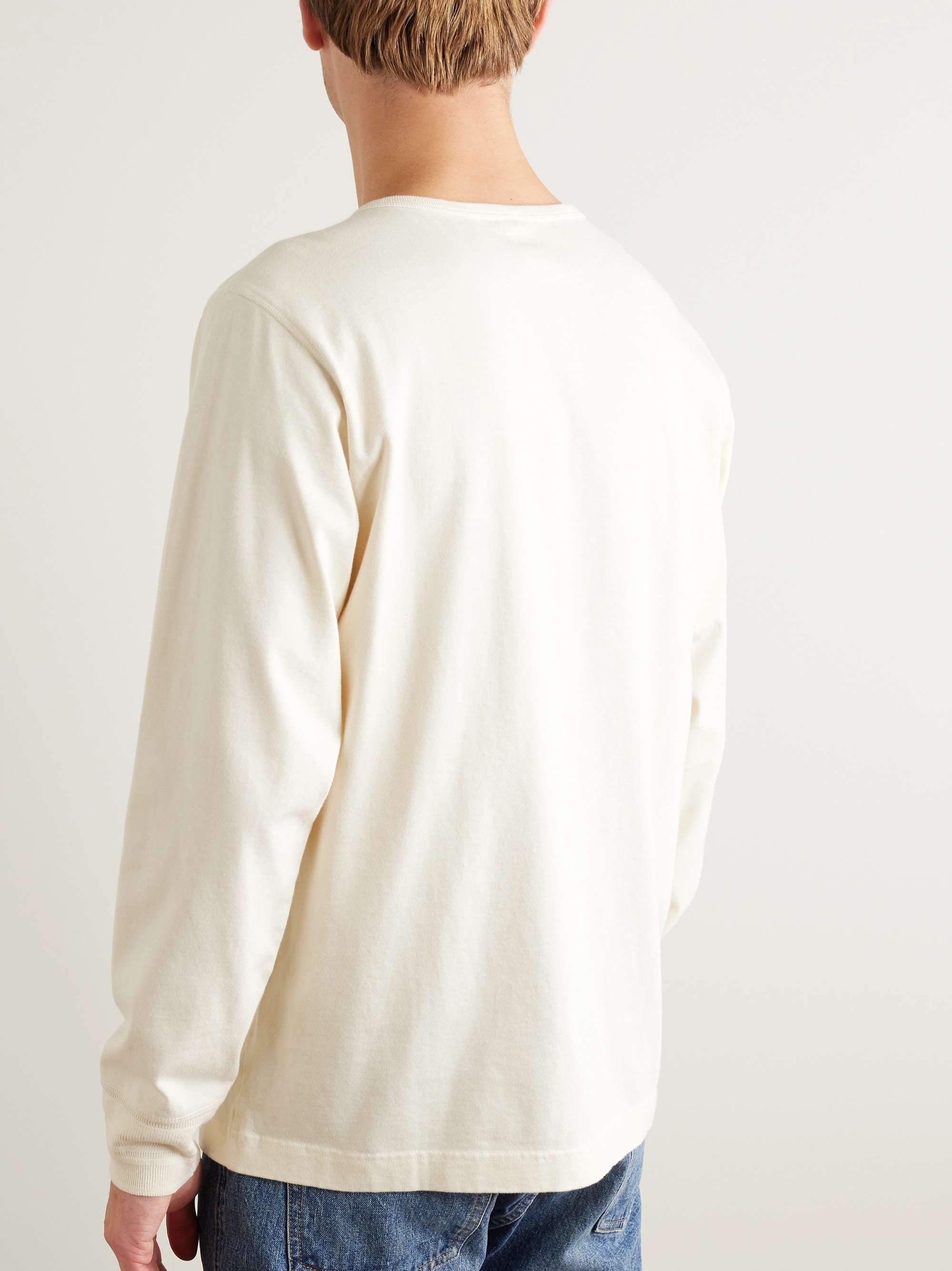 Cotton-Jersey Henley T-Shirt view
