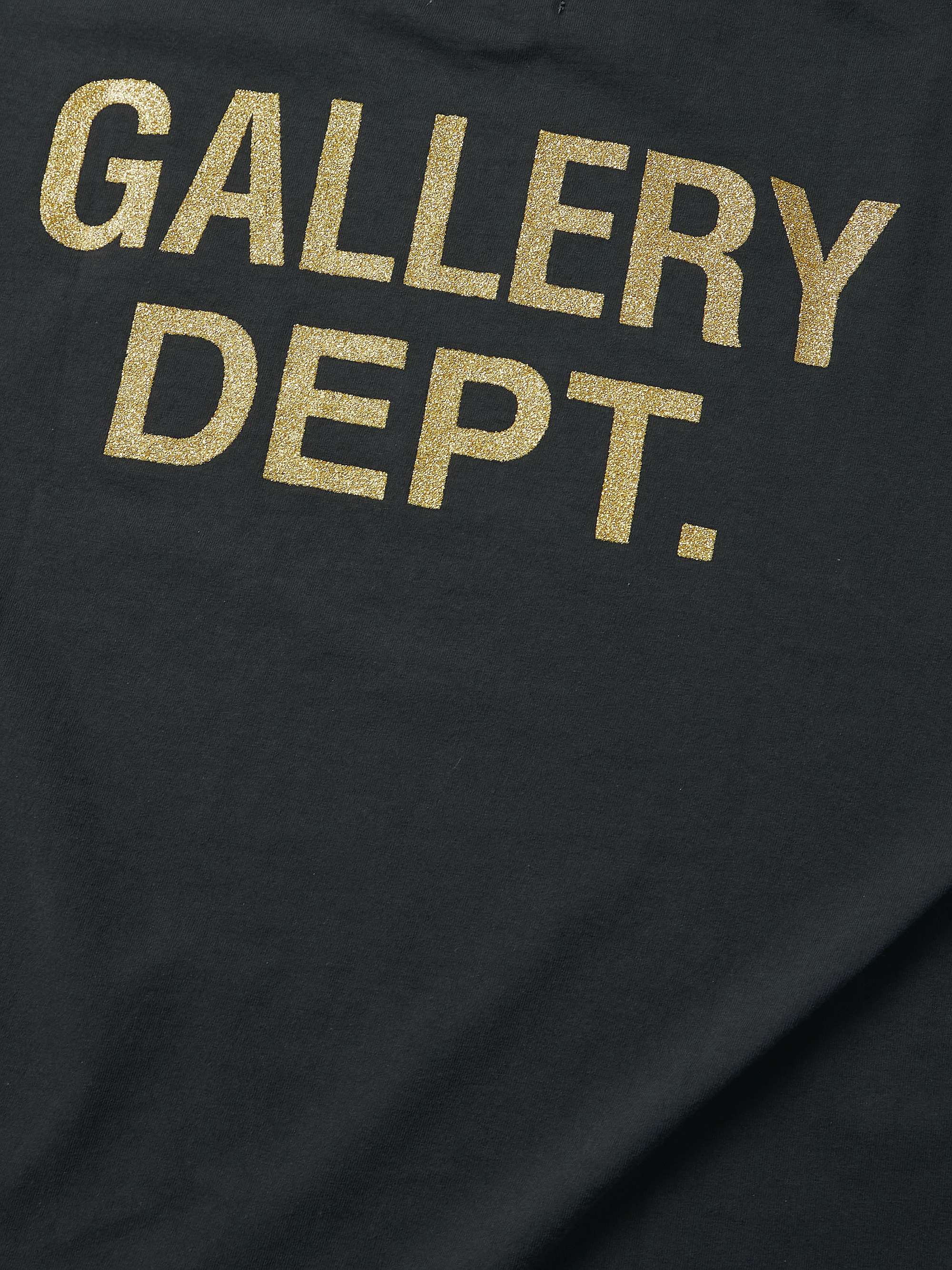 Night of The Living Dead Glittered Printed Cotton-Jersey T-Shirt view