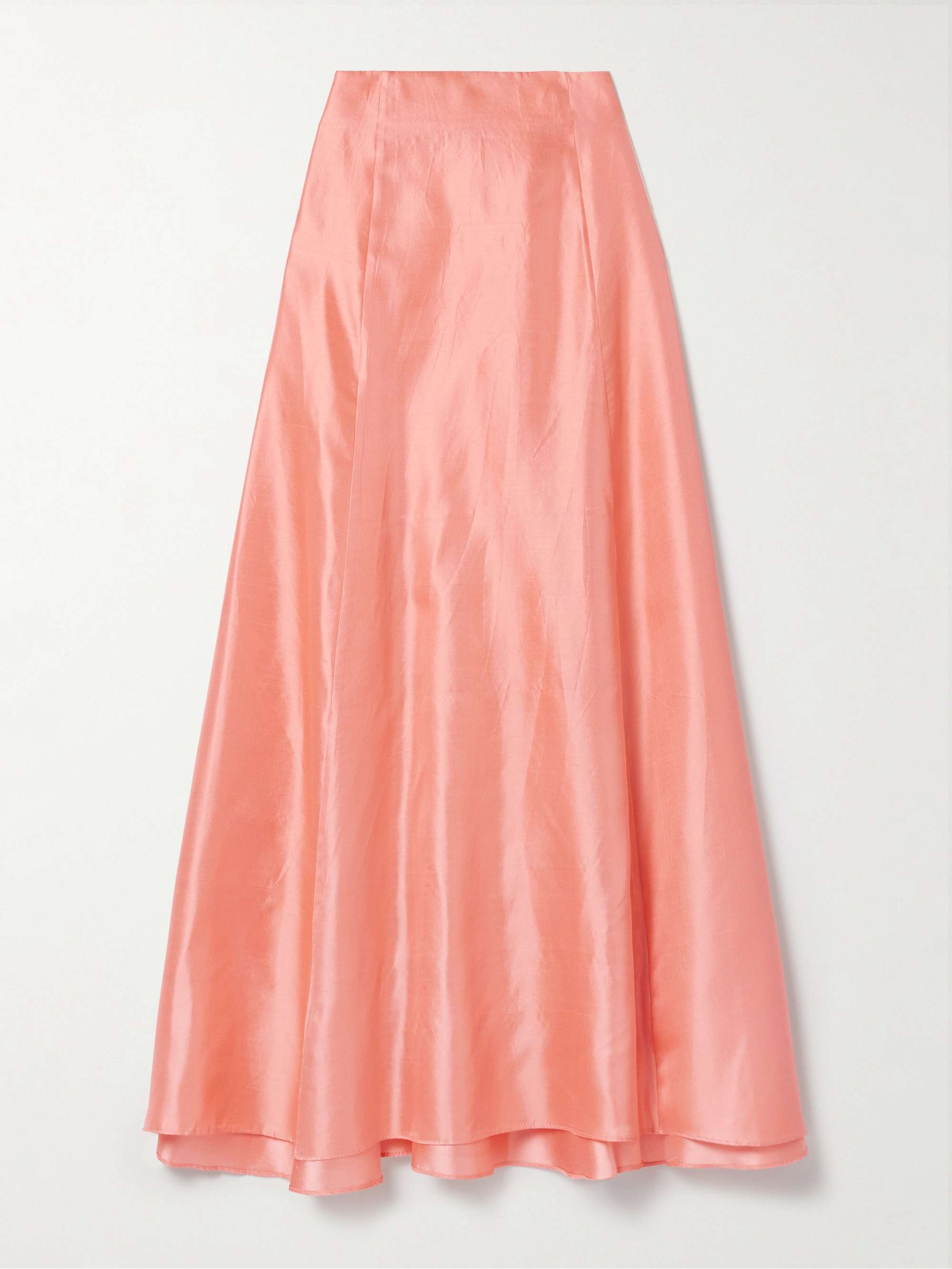Vincenzo silk-dupioni maxi skirt hero visual