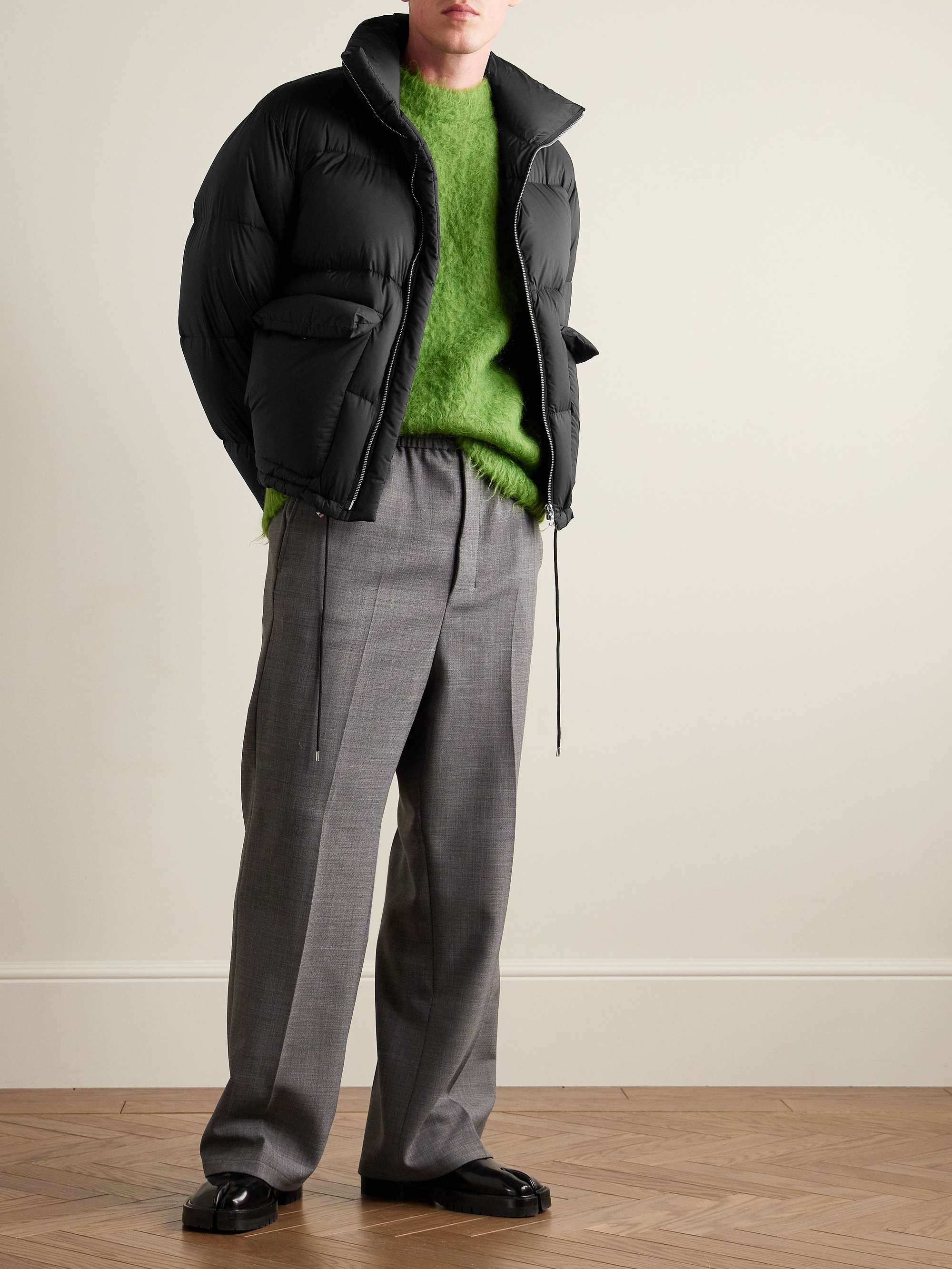 Quilted Nylon-Ripstop Down Jacket view
