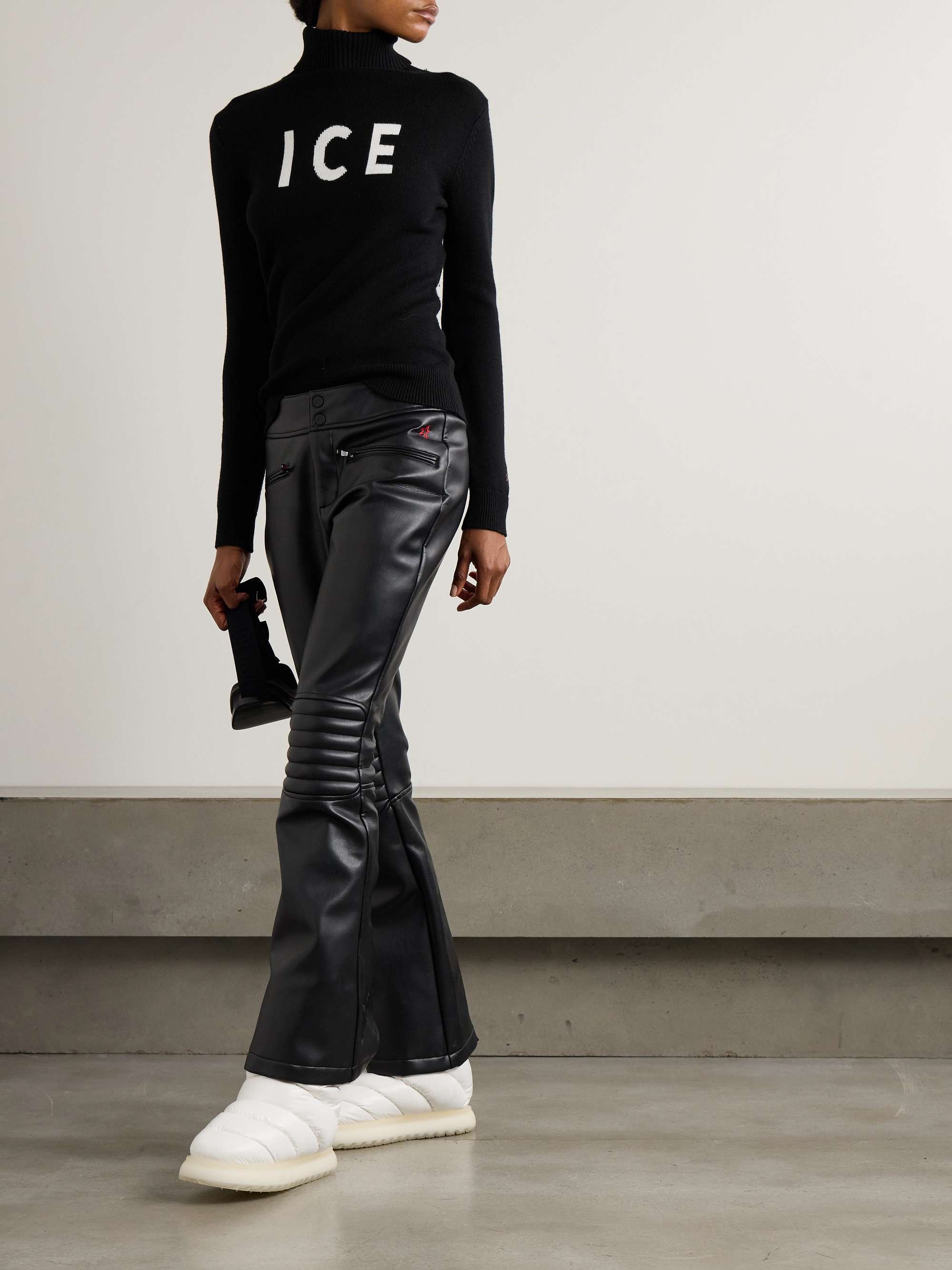 + Johnnie Walker Ice intarsia merino wool turtleneck sweater view