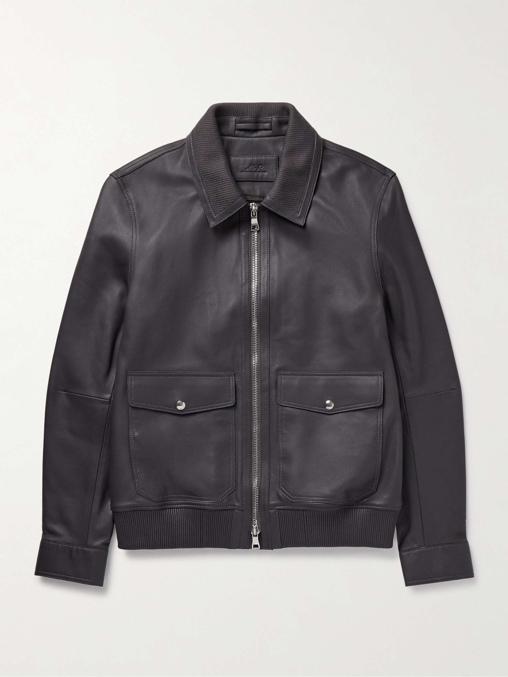 Leather Blouson Jacket hero visual
