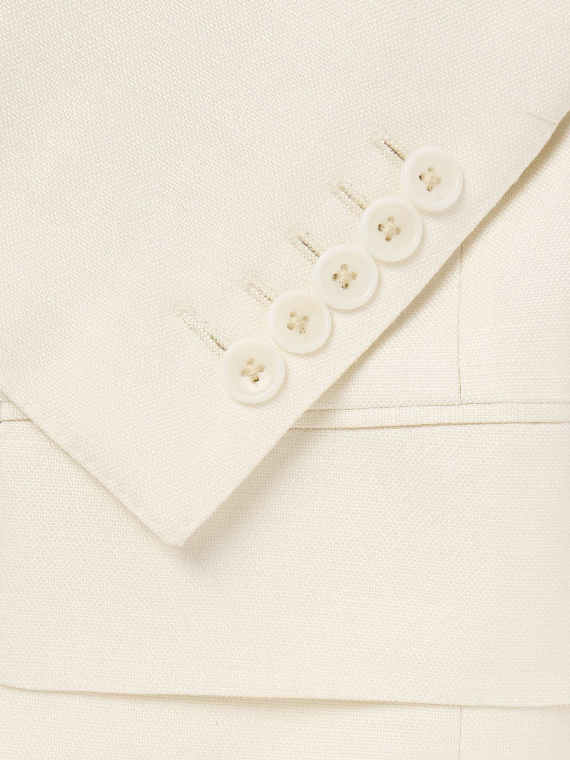 Slim-Fit Grain de Poudre Silk Tuxedo Jacket view