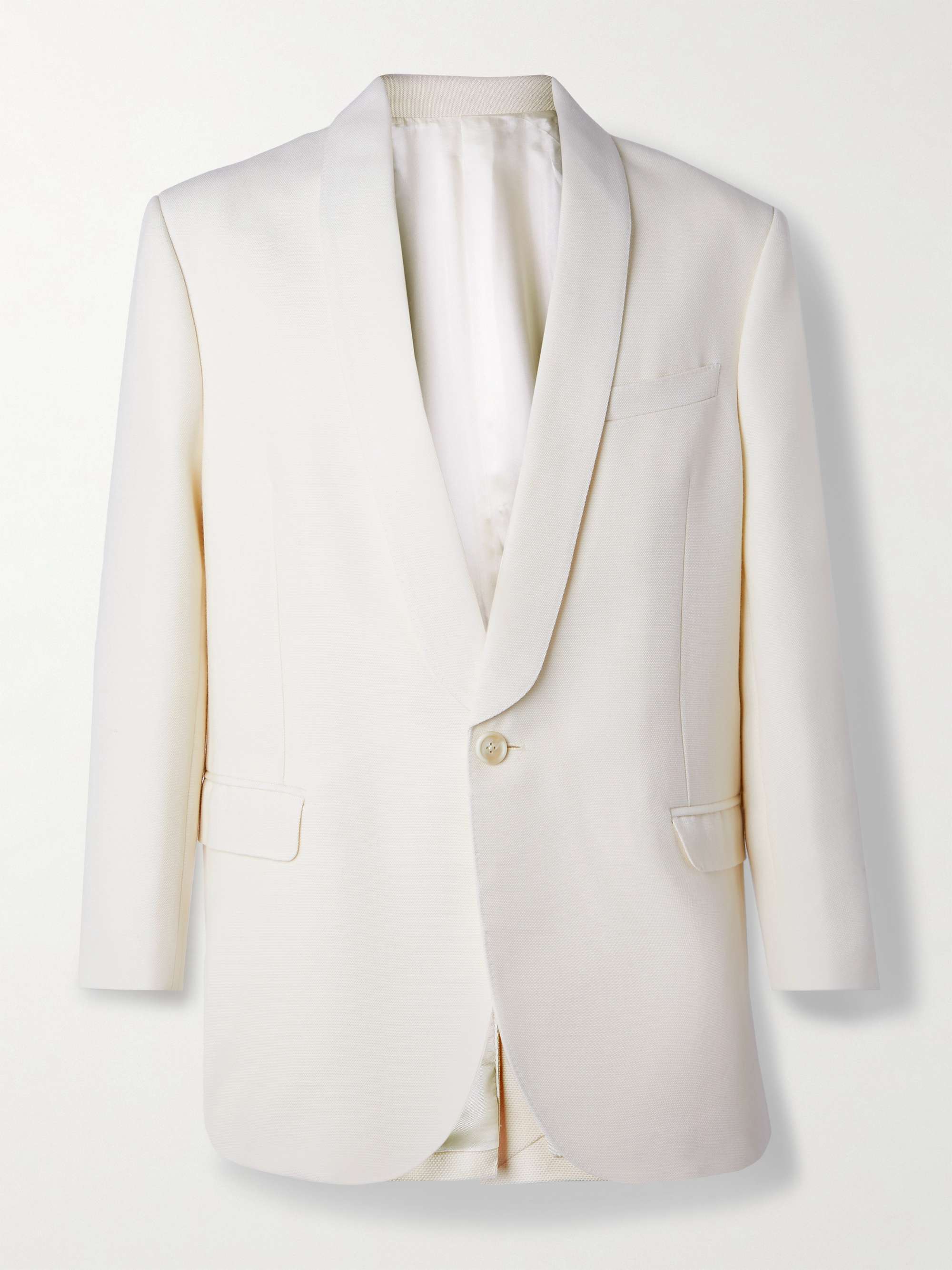 Shawl-Collar Wool and Mohair-Blend Suit Jacket hero visual