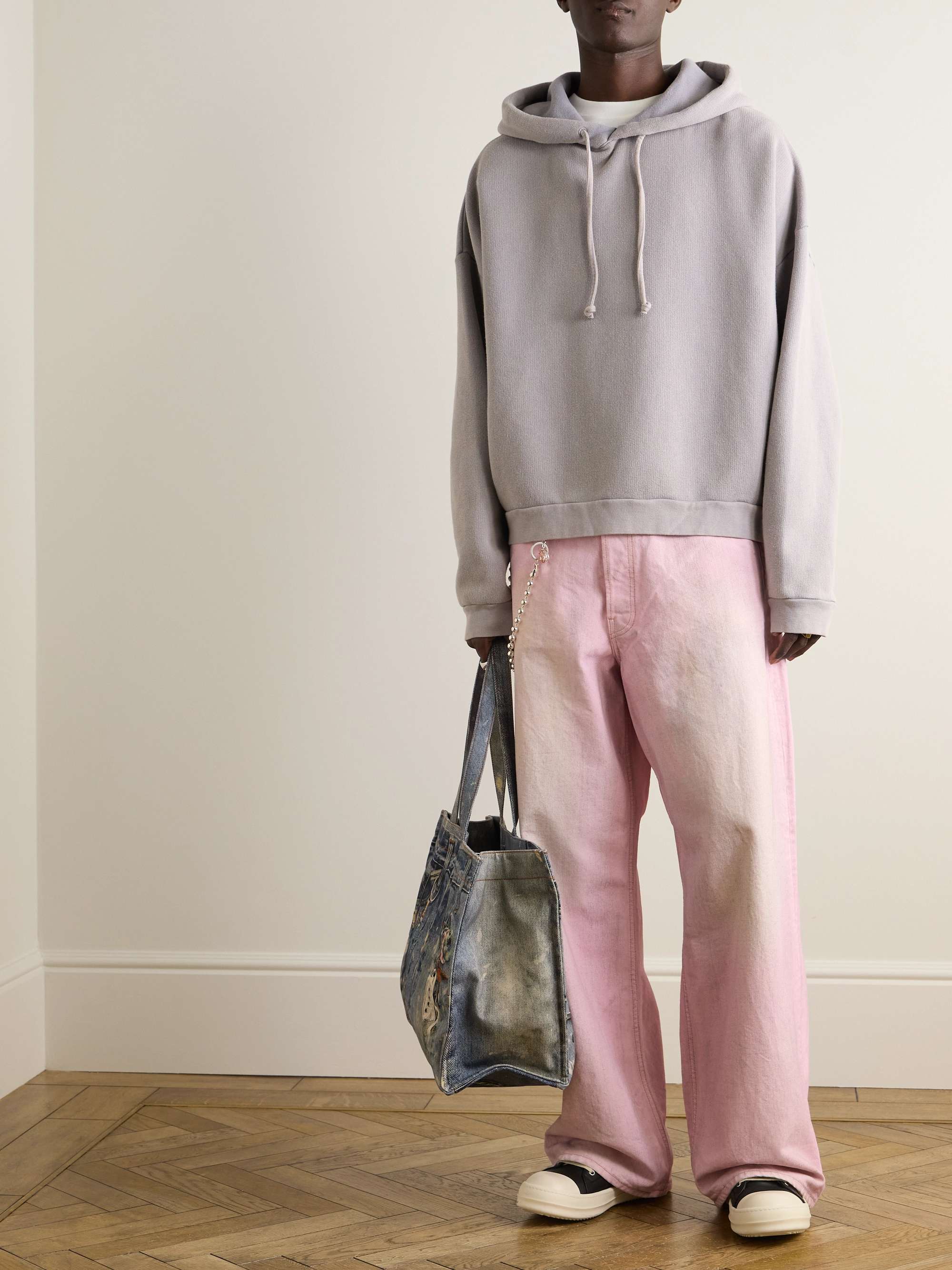 1981M Wide-Leg Distressed Jeans view