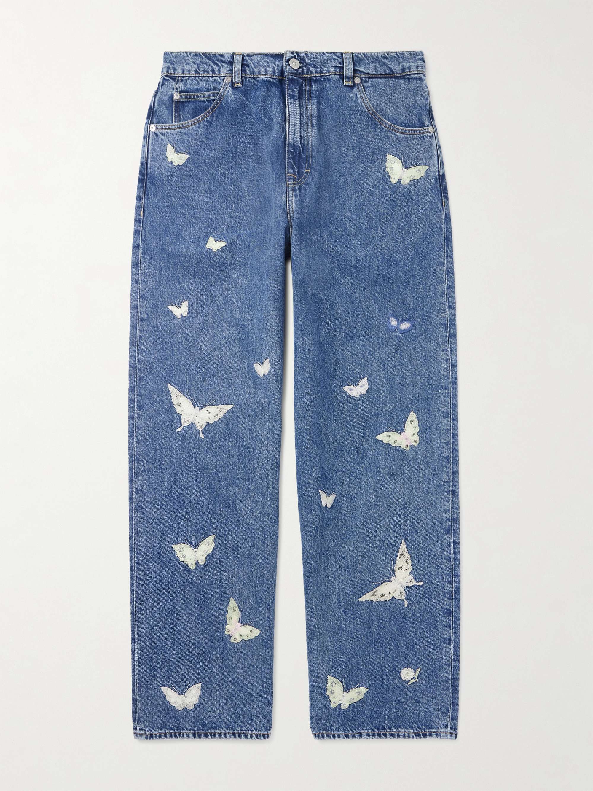 Vast Wide-Leg Embroidered Jeans hero visual