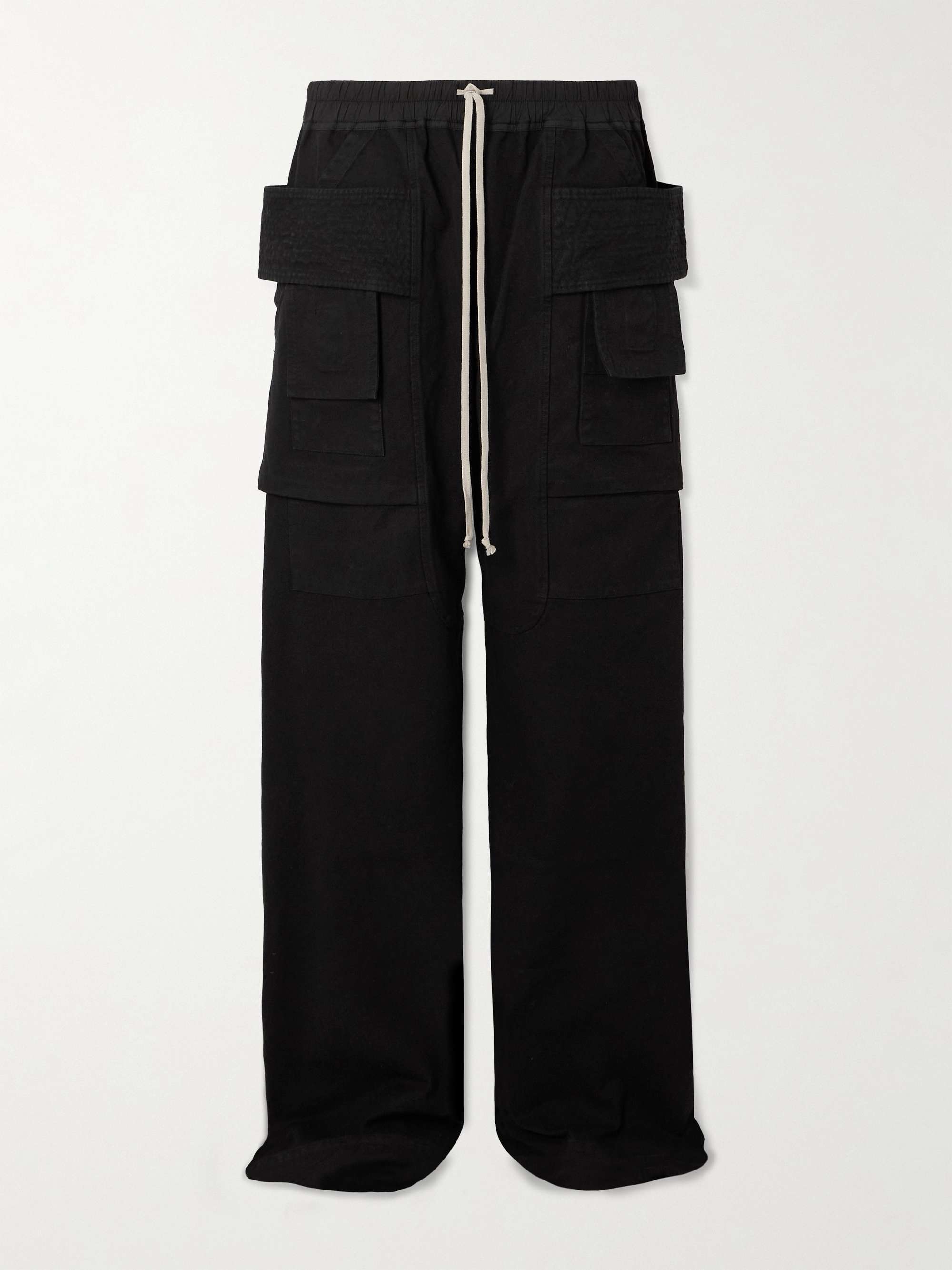 Creatch Wide-Leg Cotton-Blend Canvas Drawstring Cargo Trousers hero visual
