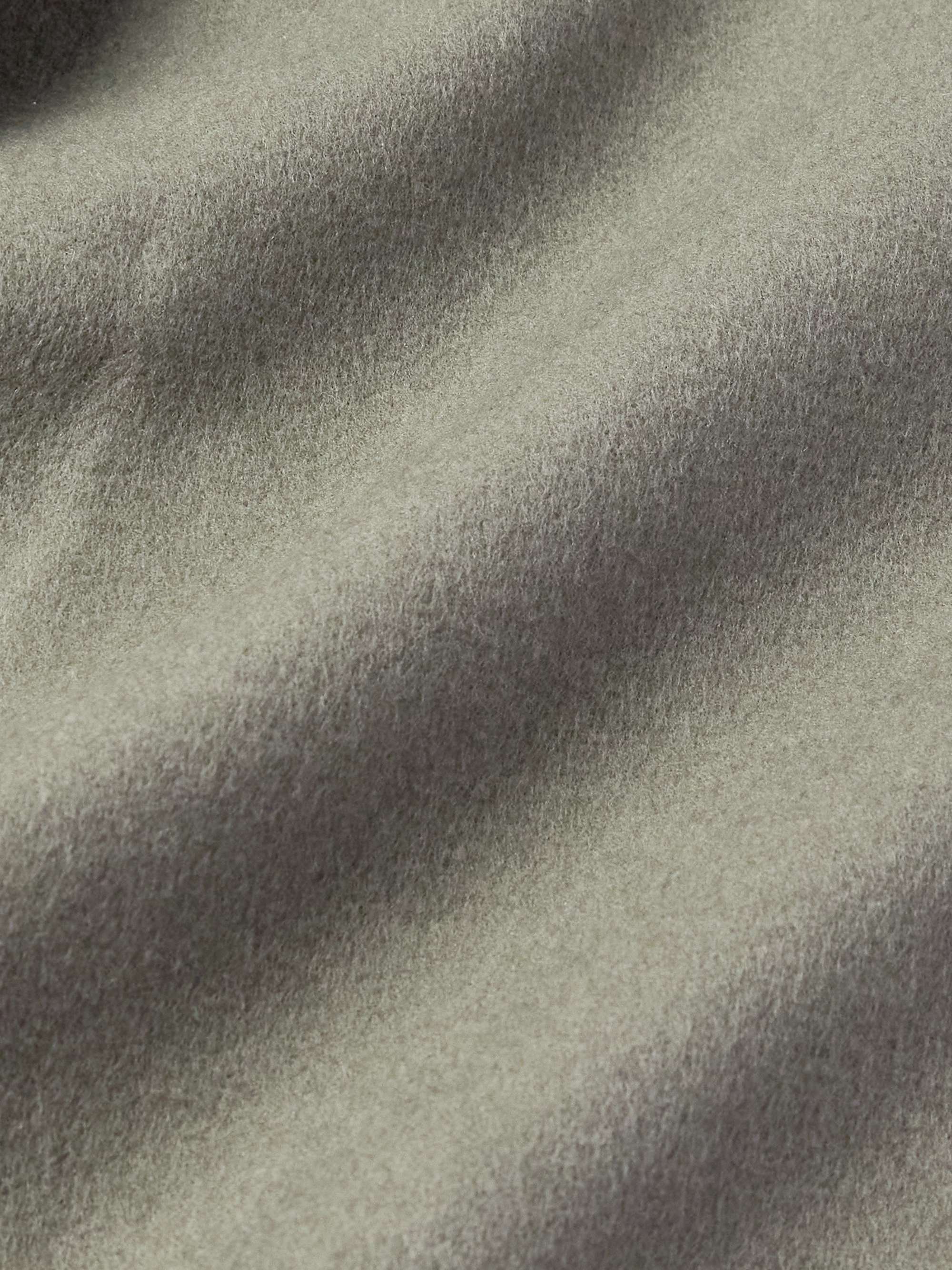 Double-Breasted Wool Coat view