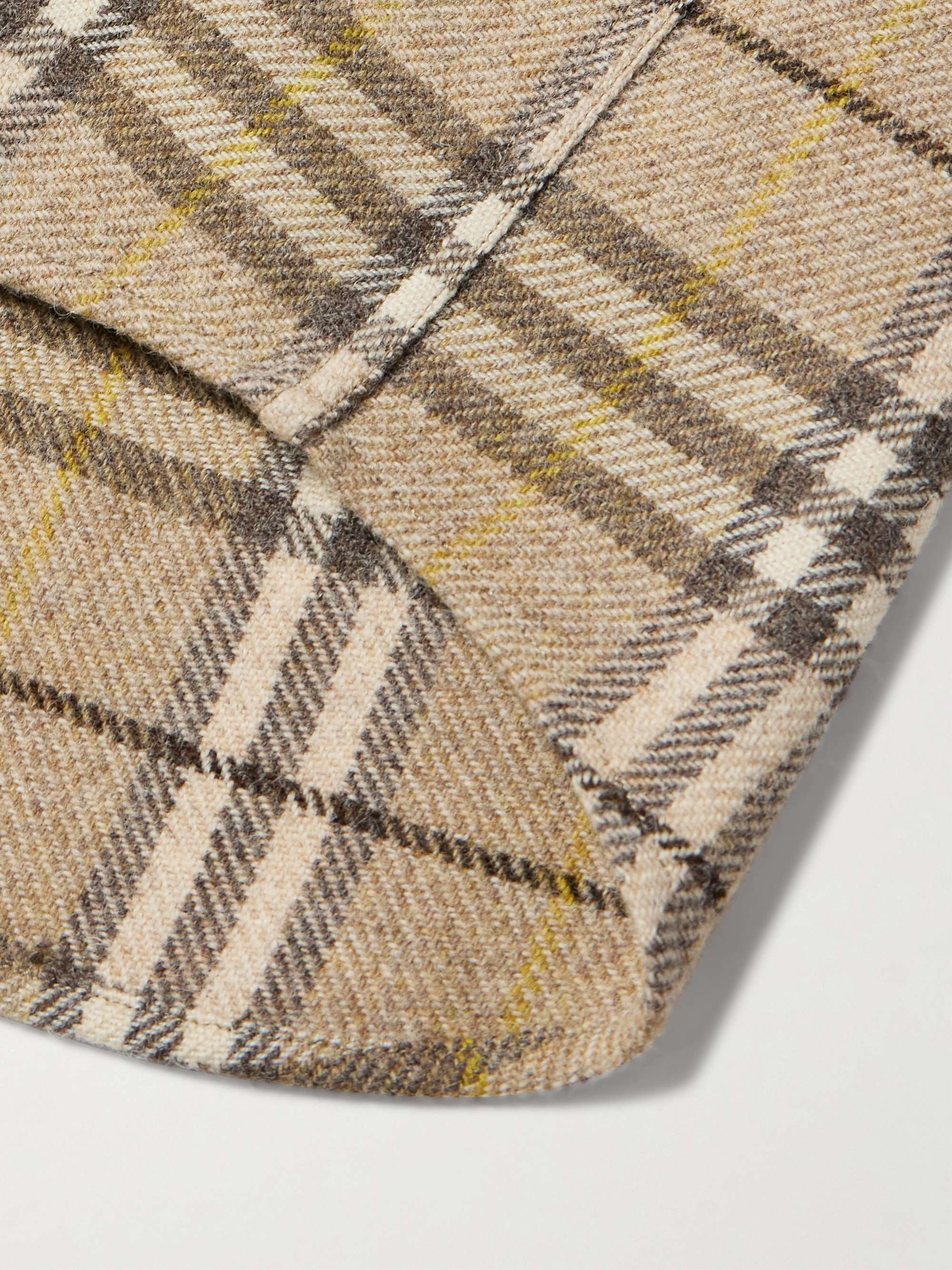 Checked Wool-Flannel Shirt view