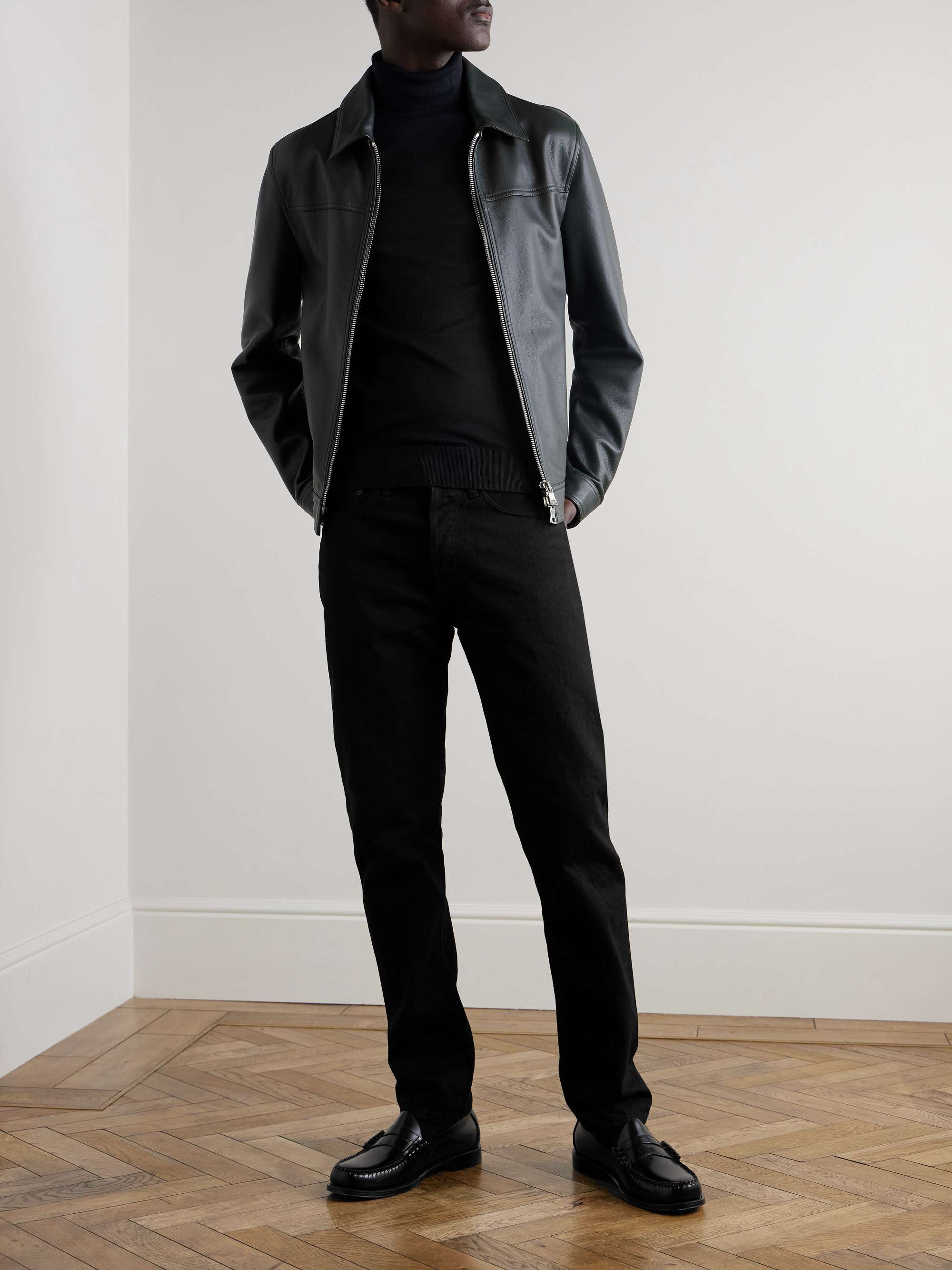 Hawley Slim-Fit Sea Island Cotton Rollneck Sweater view