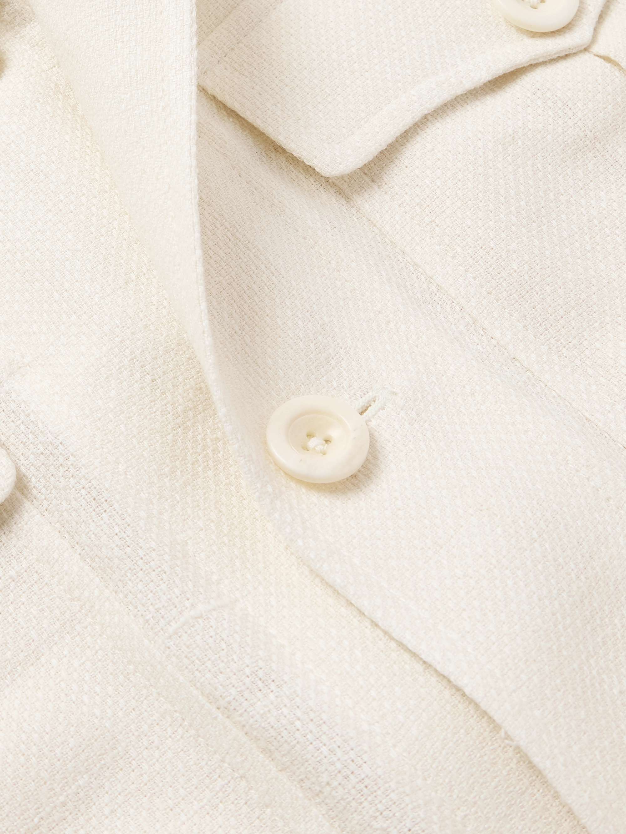 Linen, Cotton and Silk-Blend Overshirt view