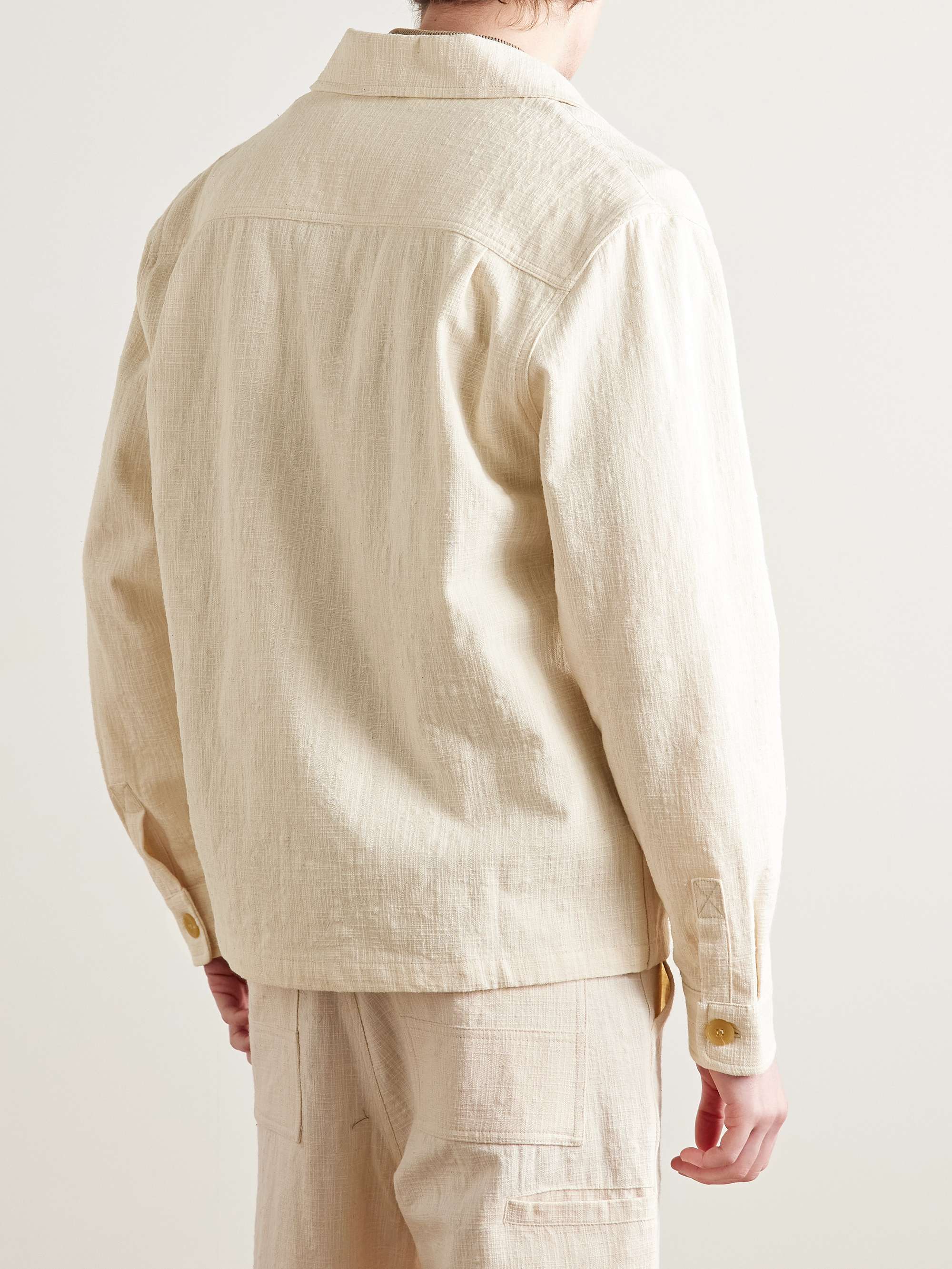 Garden Slub Cotton-Canvas Shirt Jacket view