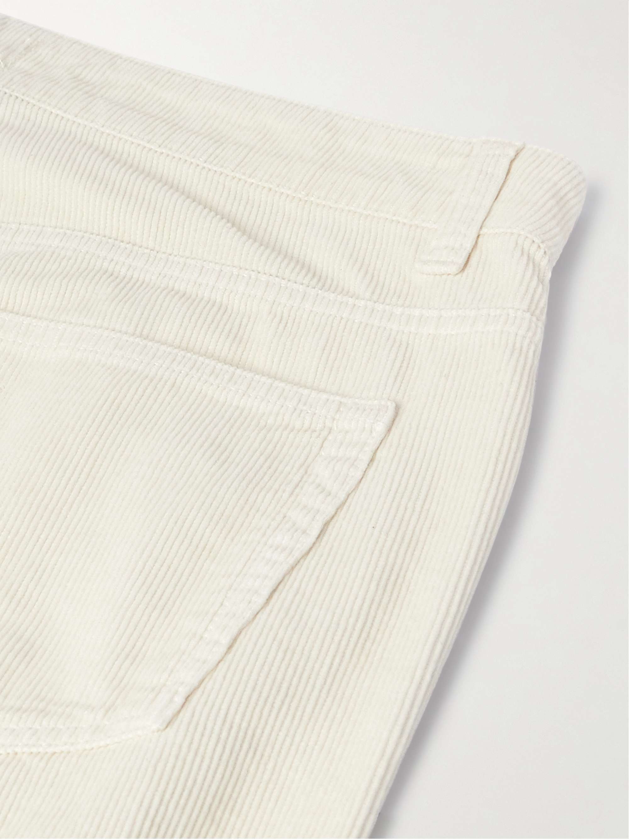 James Slim-Fit Straight-Leg Cotton-Corduroy Trousers view