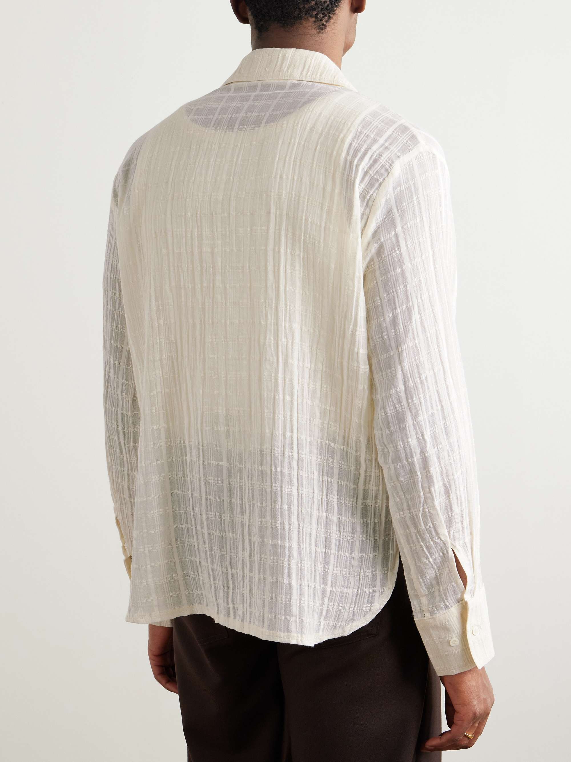 Ignacio Checked Cotton-Gauze Shirt view