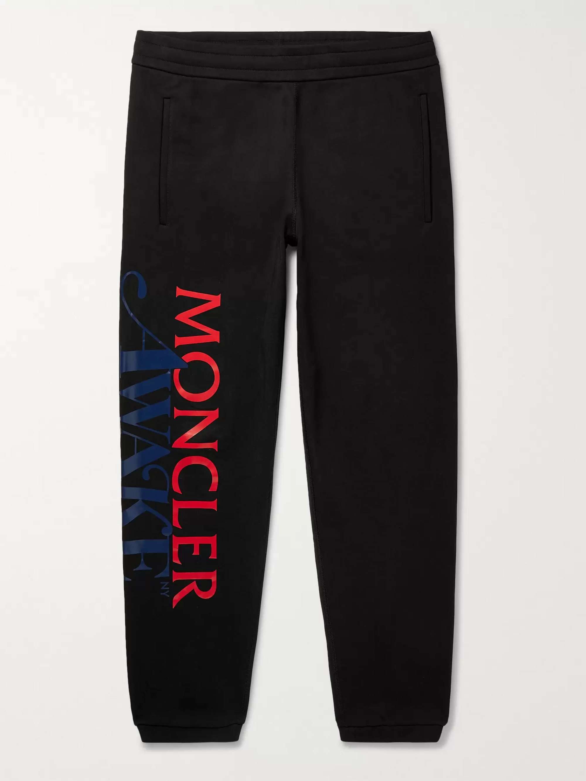 + Awake NY 2 Moncler 1952 Tapered Logo-Print Cotton-Jersey Sweatpants hero visual