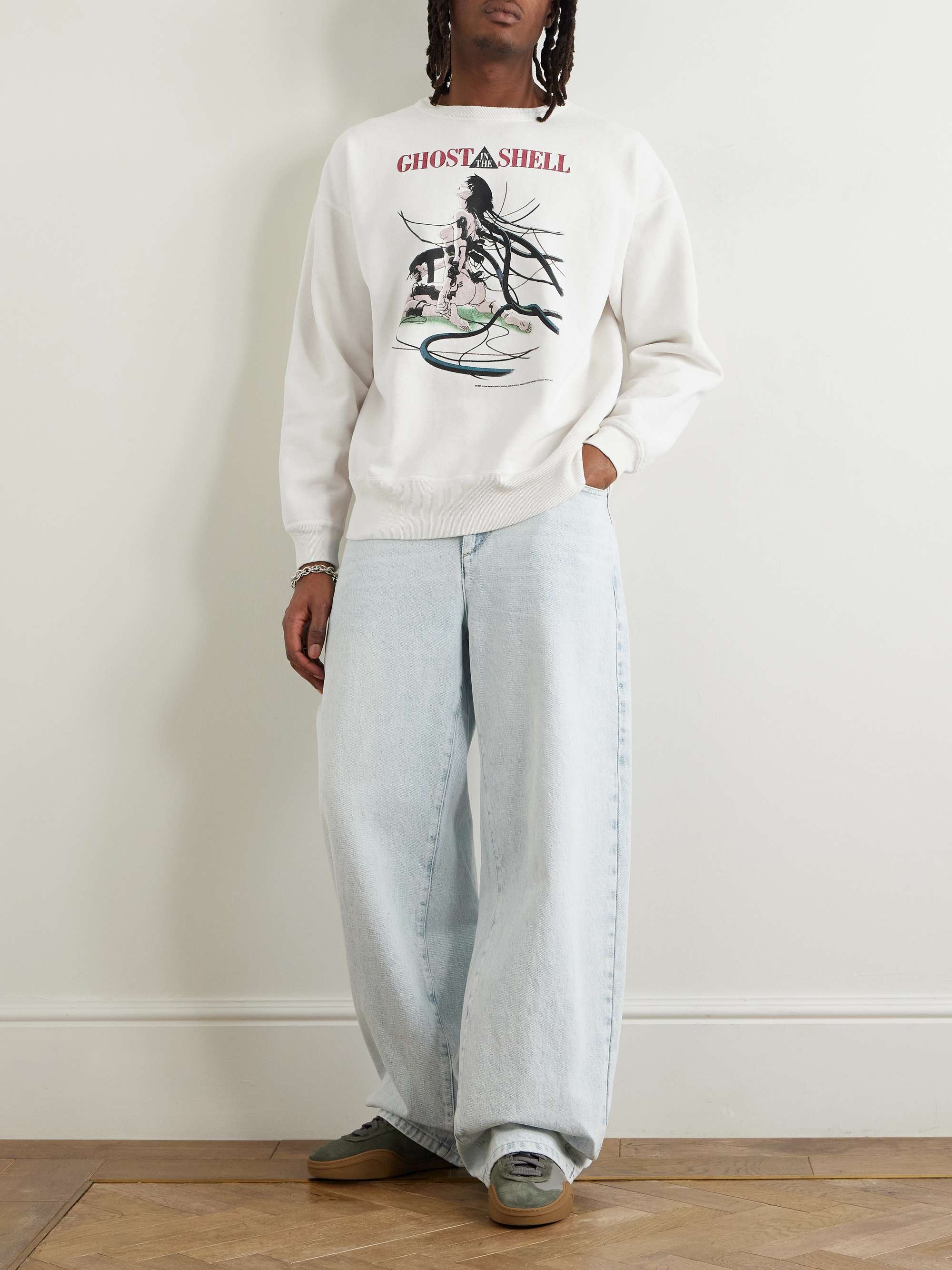 + Ghost in the Shell Printed Cotton-Jersey Sweatshirt view
