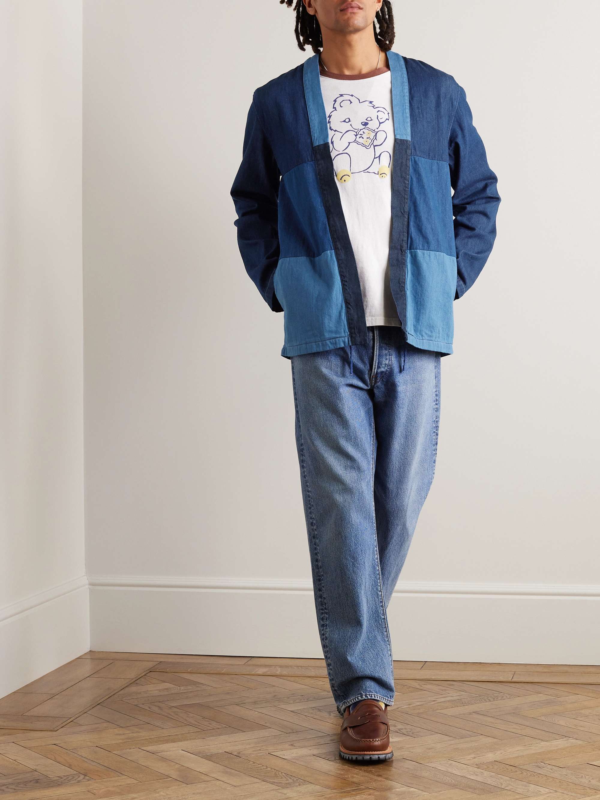 Kakashi Patchwork Denim Jacket view