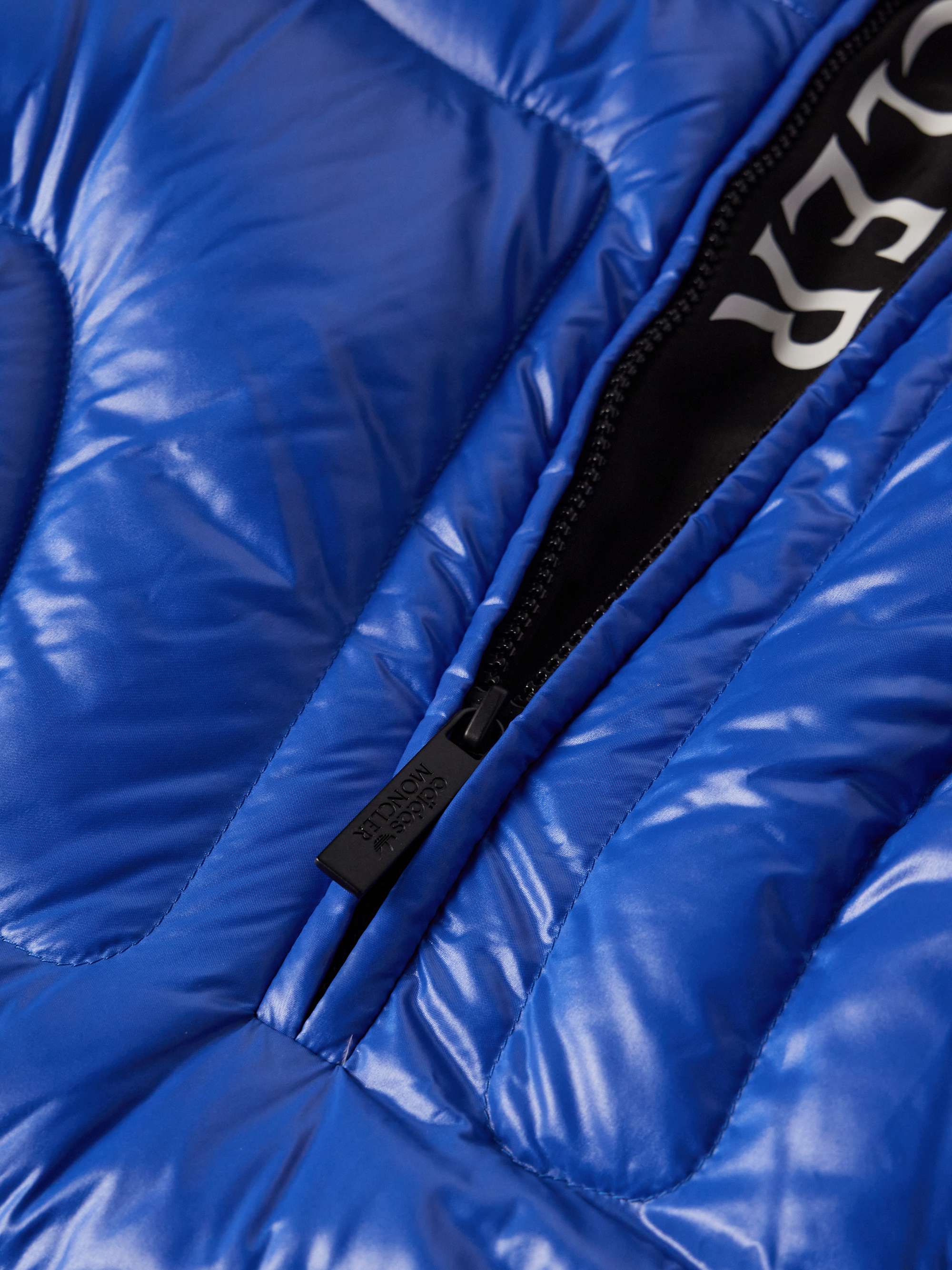 + adidas Originals Chambery Canvas-Trimmed Quilted Glossed-Shell Hooded Down Jacket view