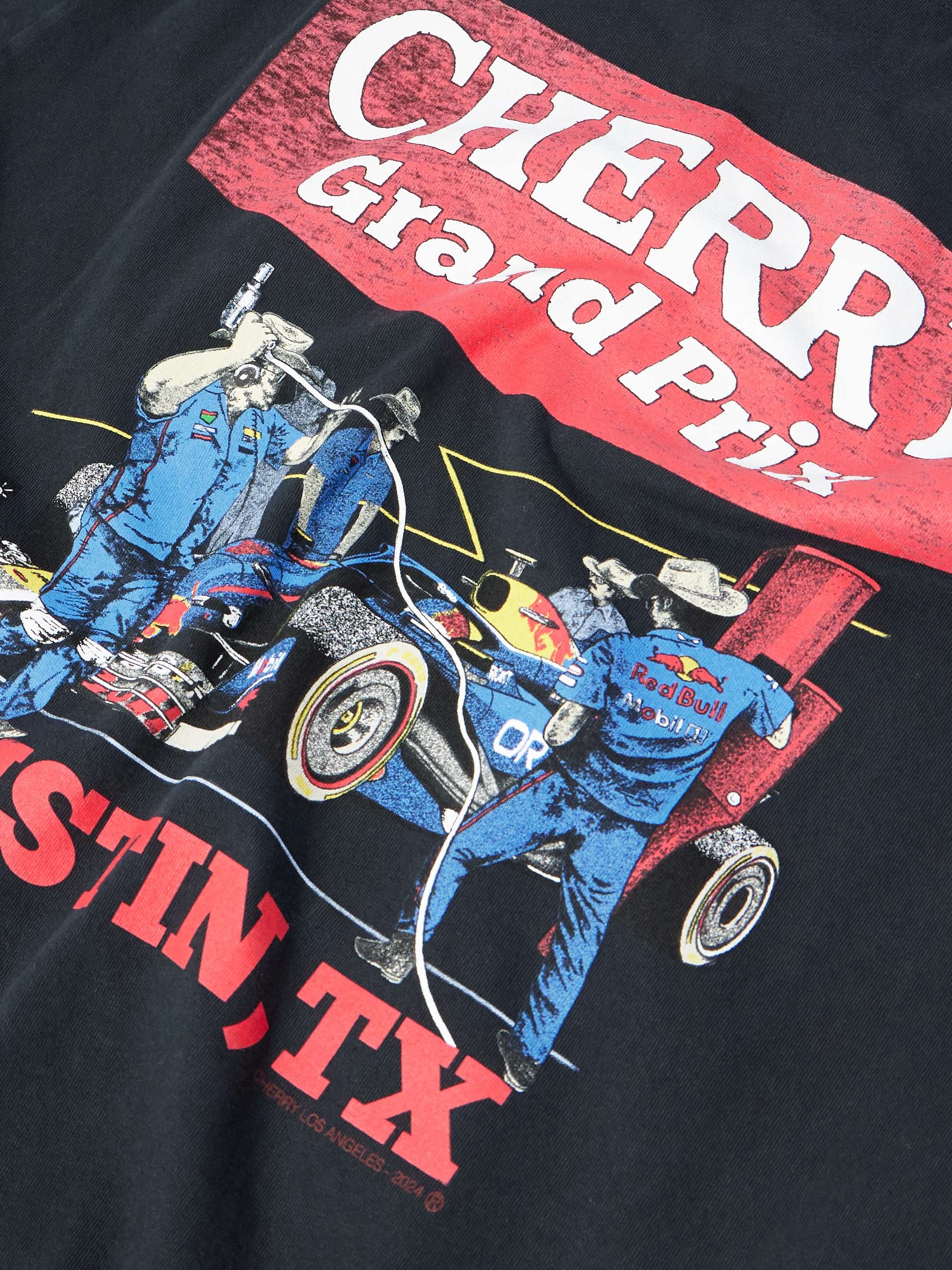 + Oracle Red Bull Racing Logo-Print Cotton-Jersey T-Shirt view