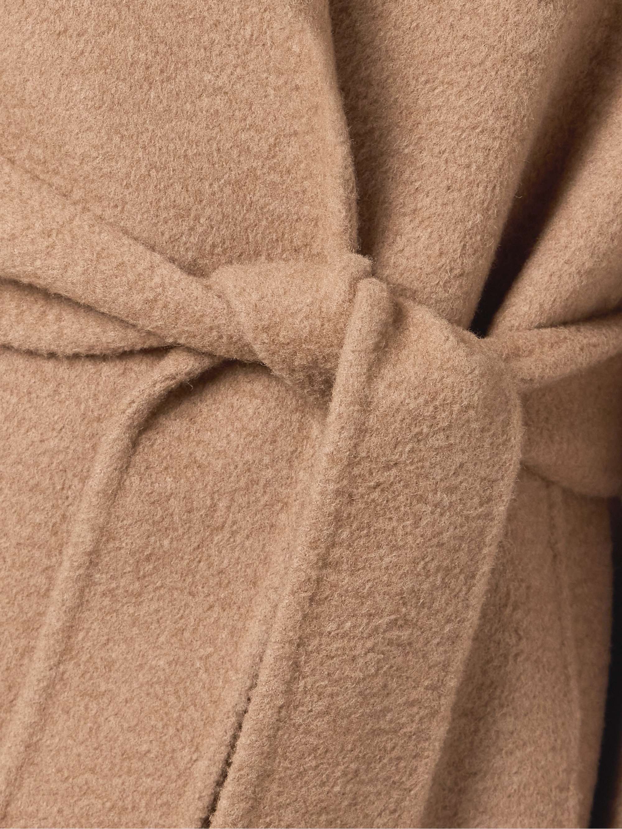 Essentials Malika belted camel hair coat view