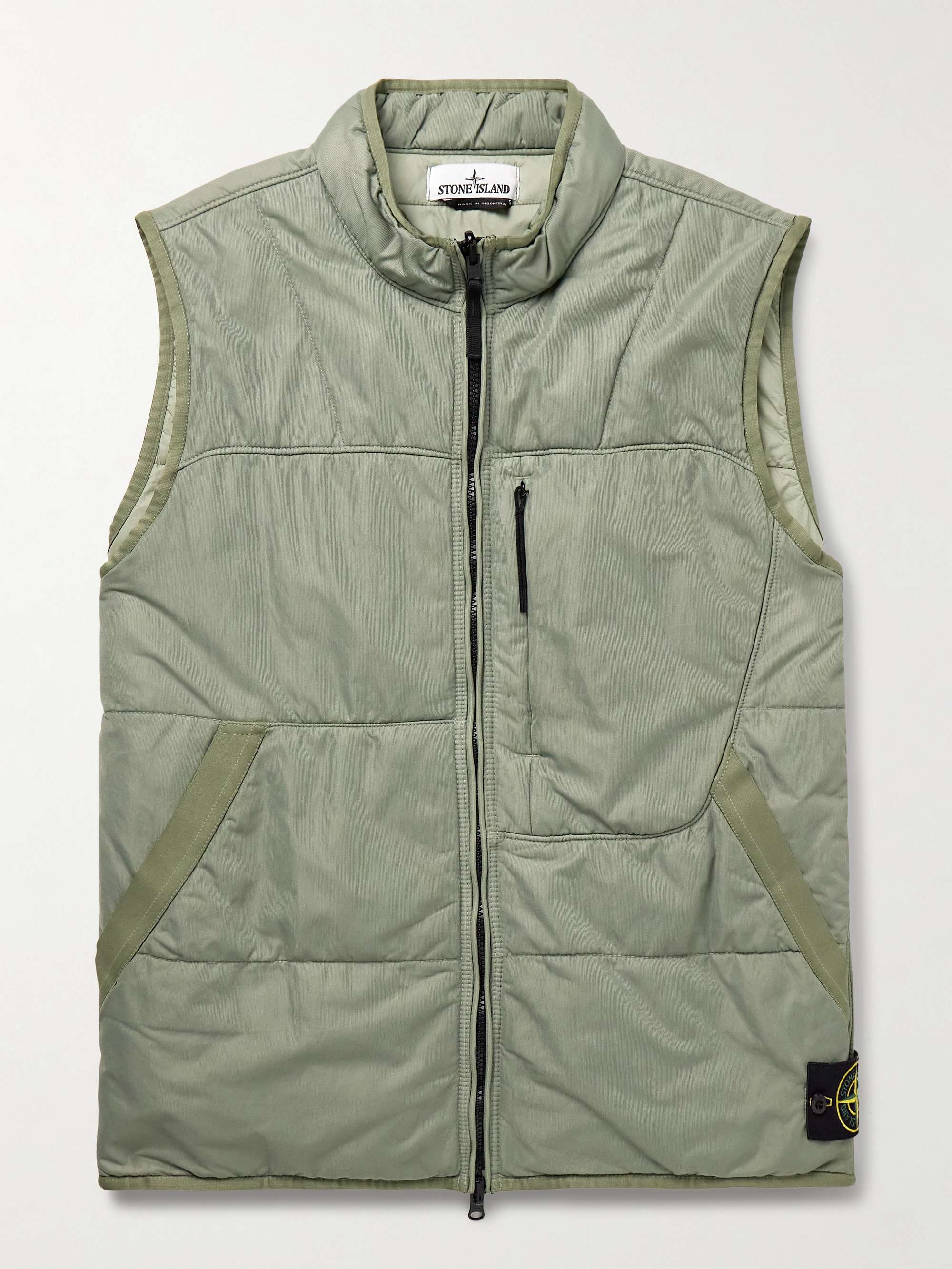 Logo-Appliquéd Padded Quilted Shell Gilet hero visual