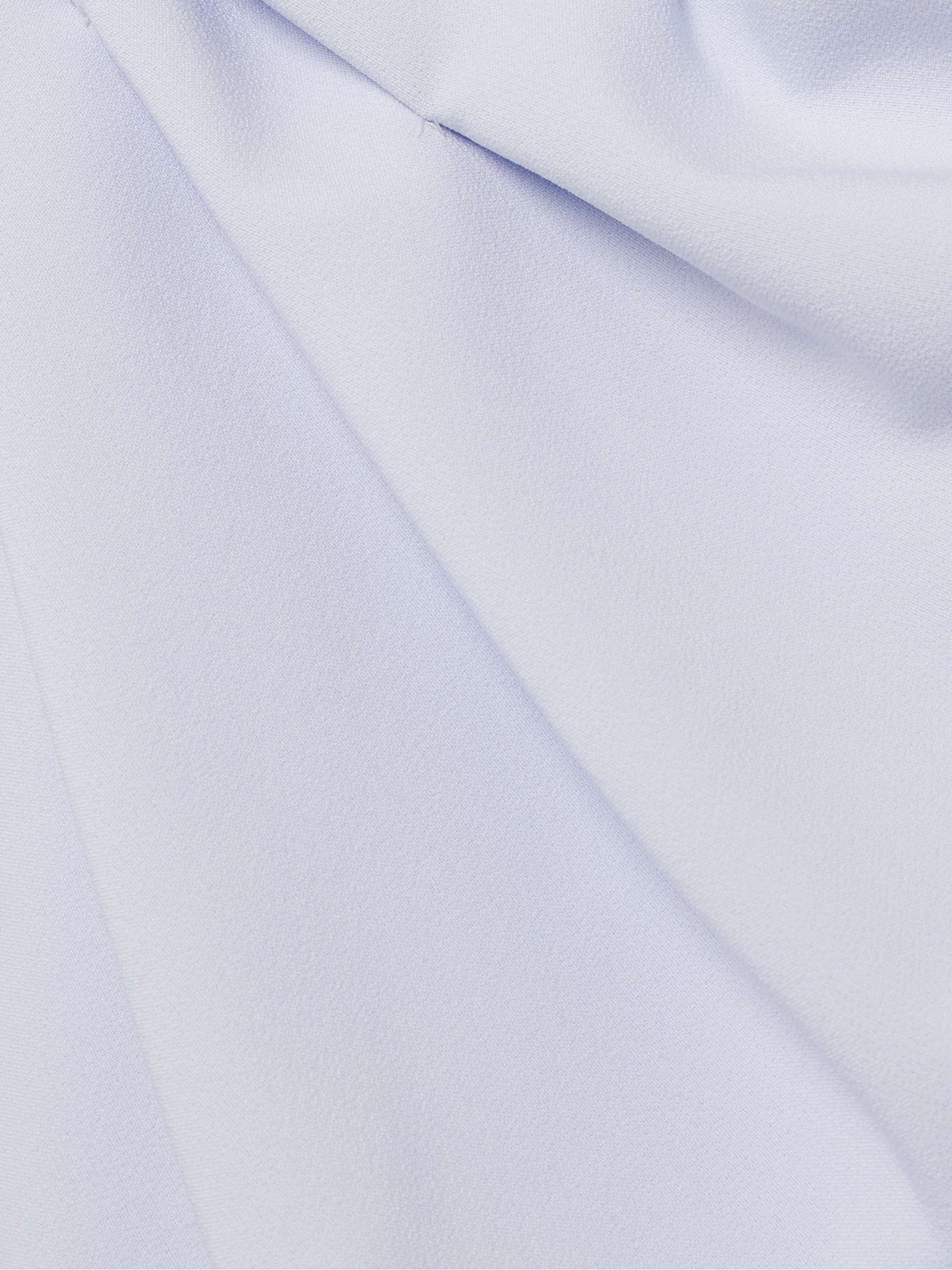 Asena draped crepe midi dress view