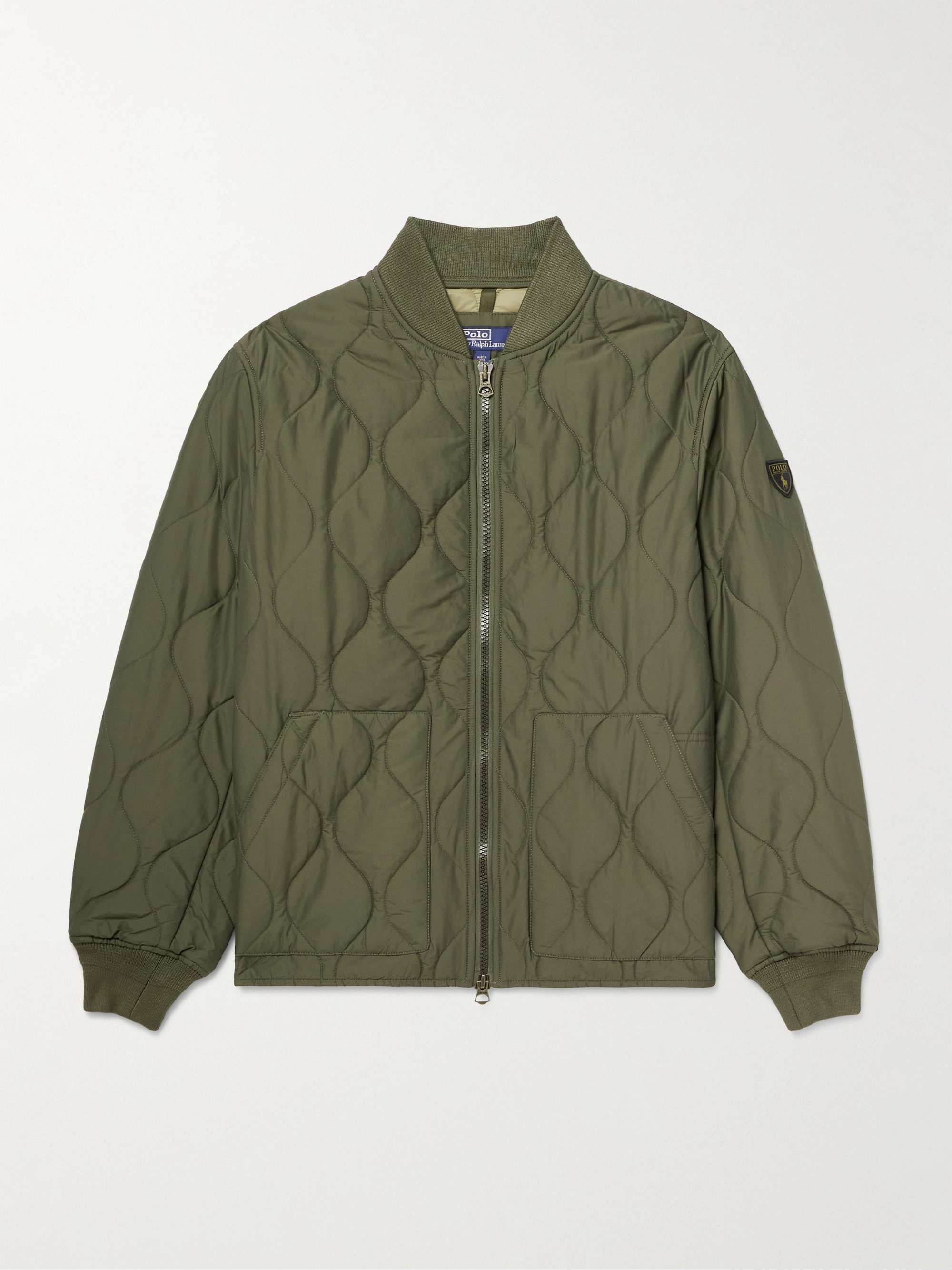 Reversible Quilted Shell Bomber Jacket hero visual