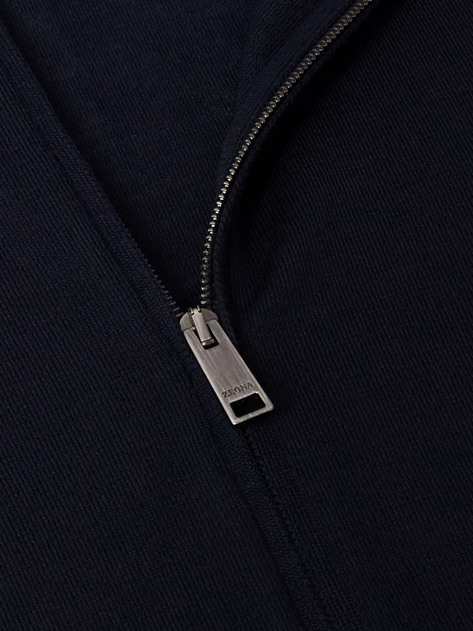 Wool Zip-Up Cardigan view
