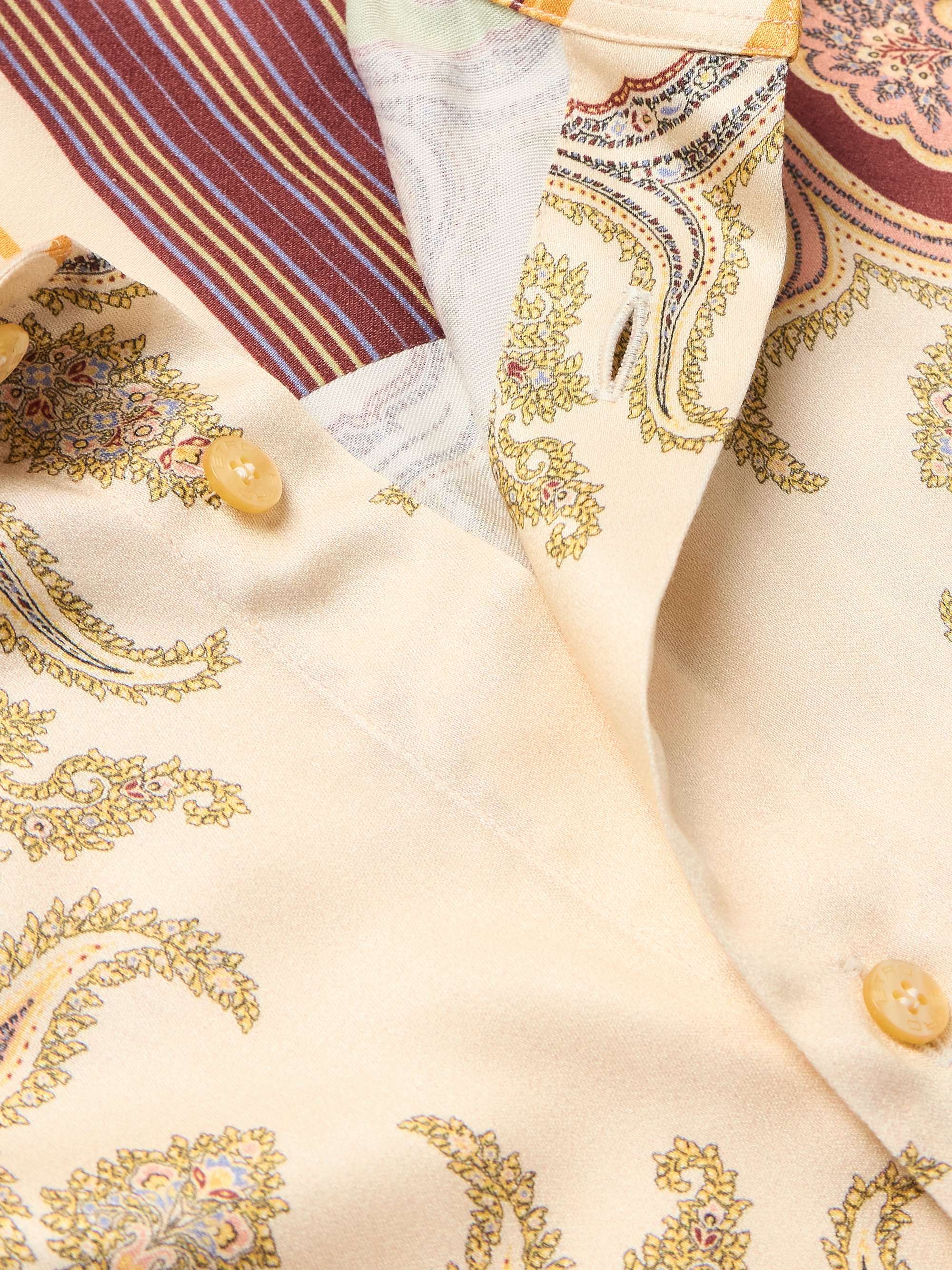 Printed Satin Shirt view