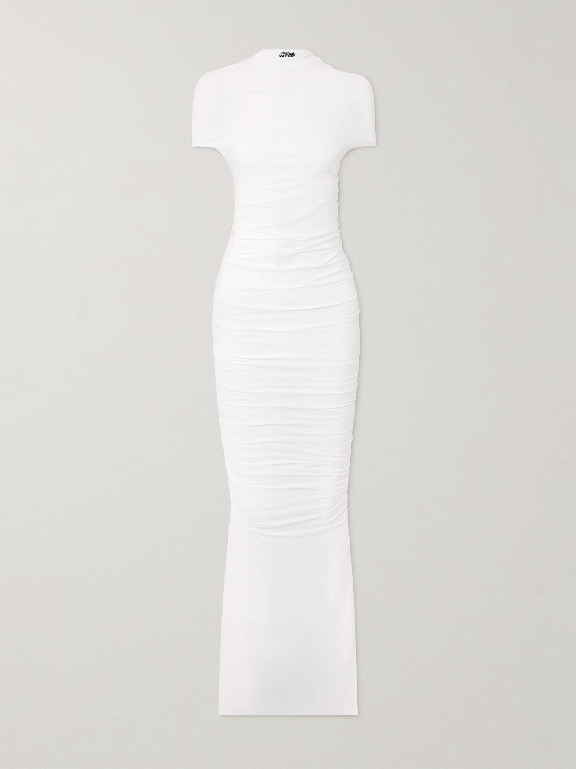 Fringed stretch-jersey maxi dress hero visual