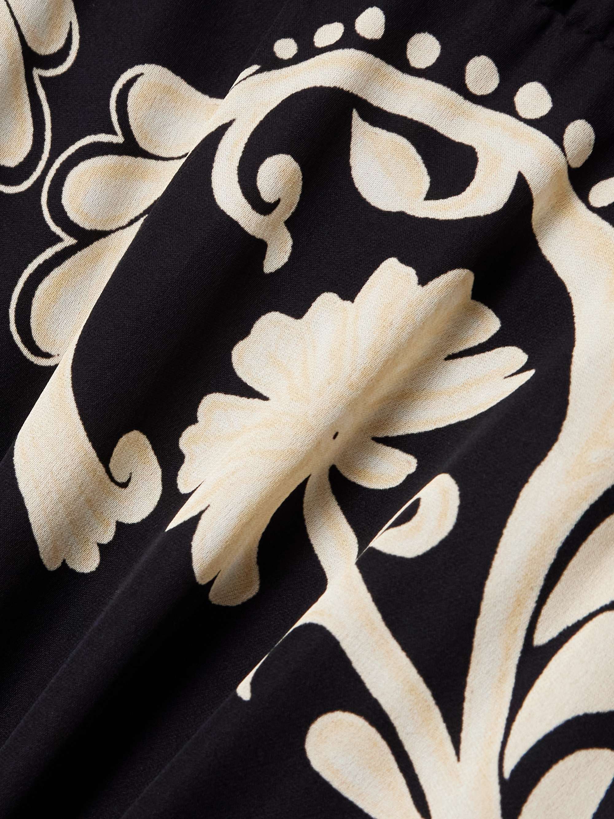 Legenda del Tiempo printed silk-georgette maxi dress view