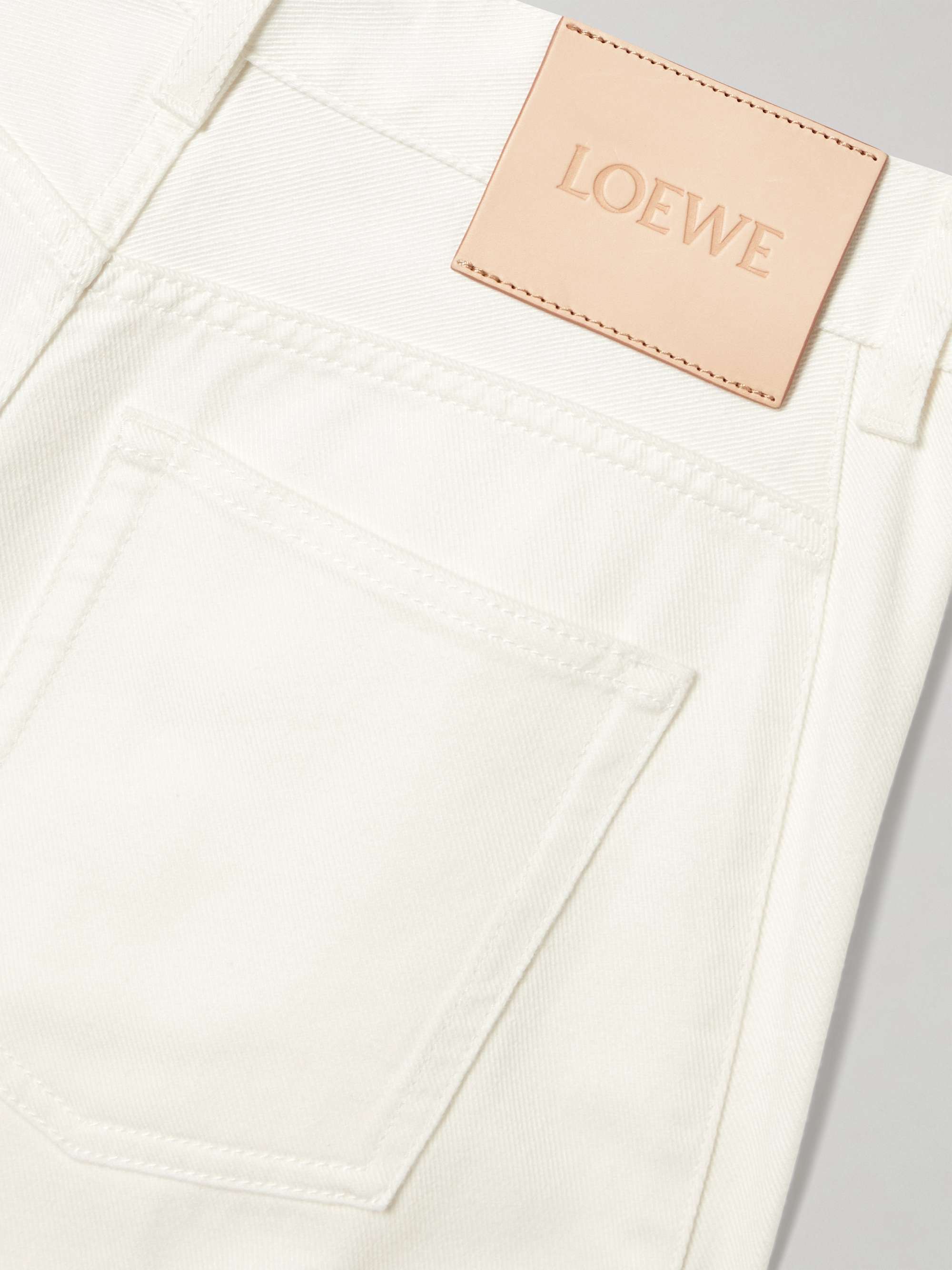 + Paula's Ibiza paneled embellished mid-rise barrel-leg jeans view