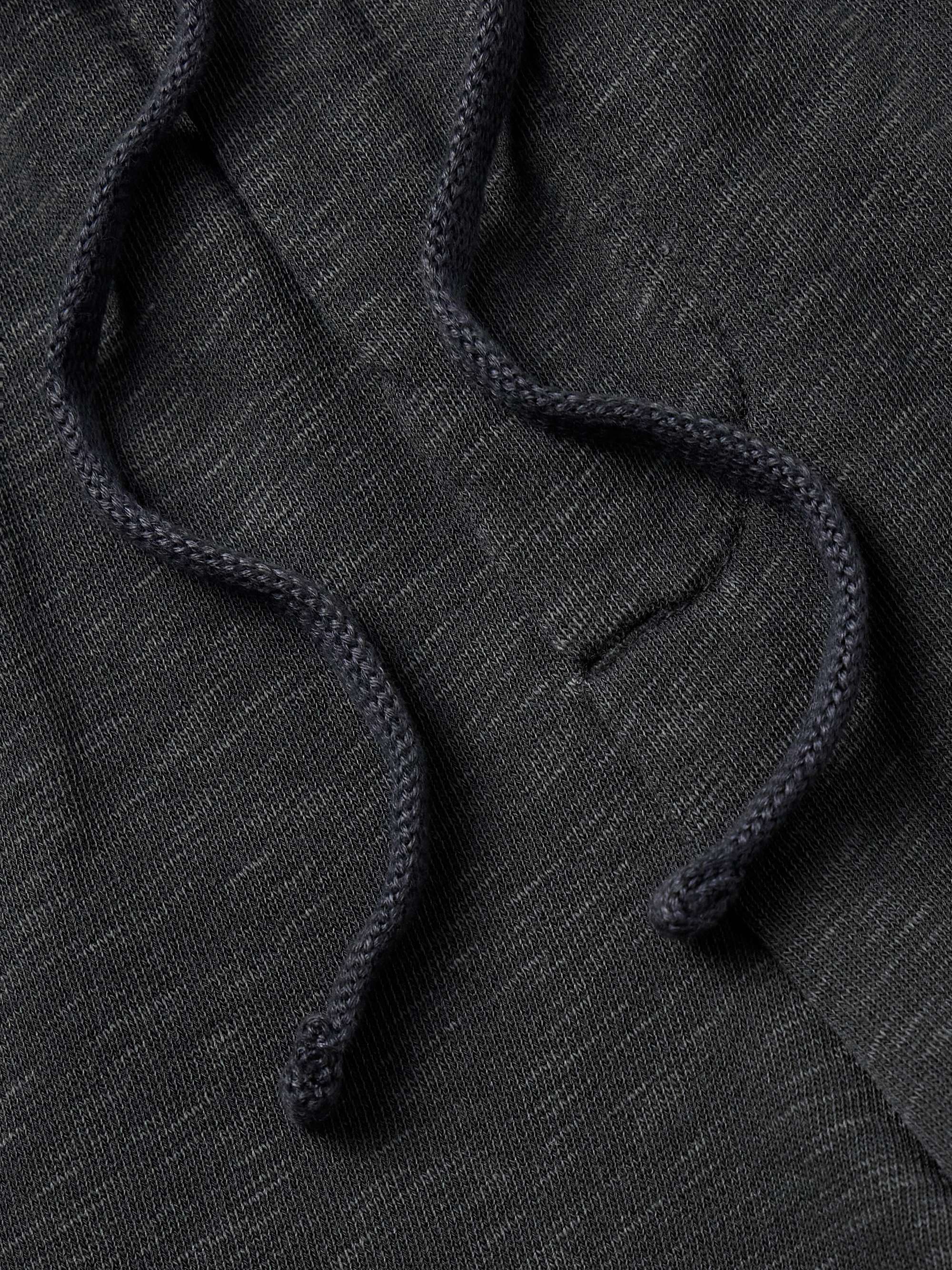 Loopback Cotton-Jersey Drawstring Shorts view